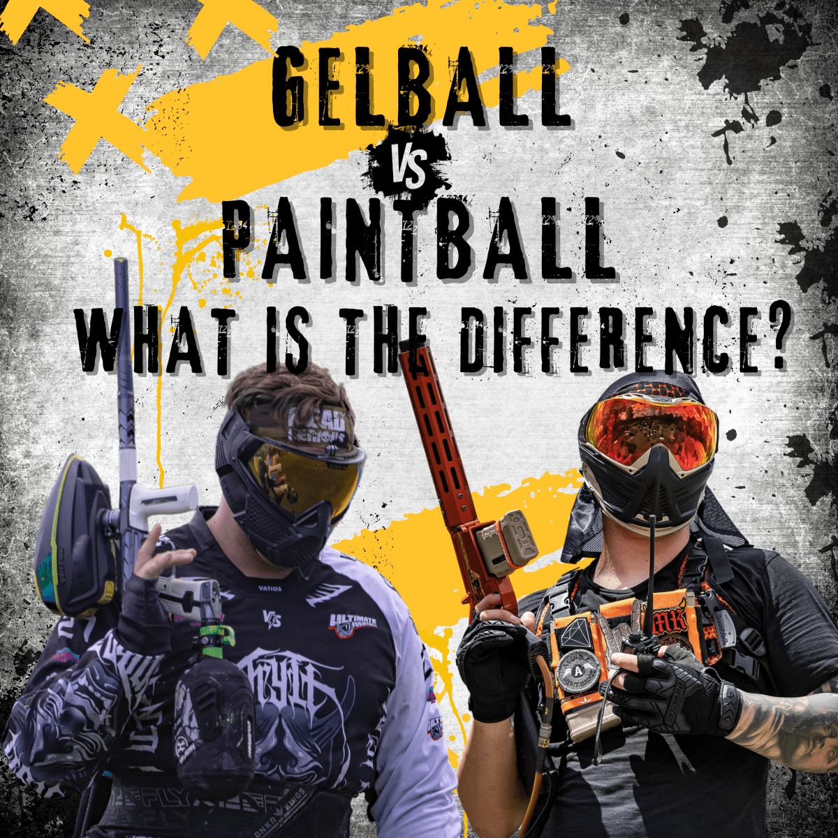 Gel Ball vs. Paintball What’s the Difference?