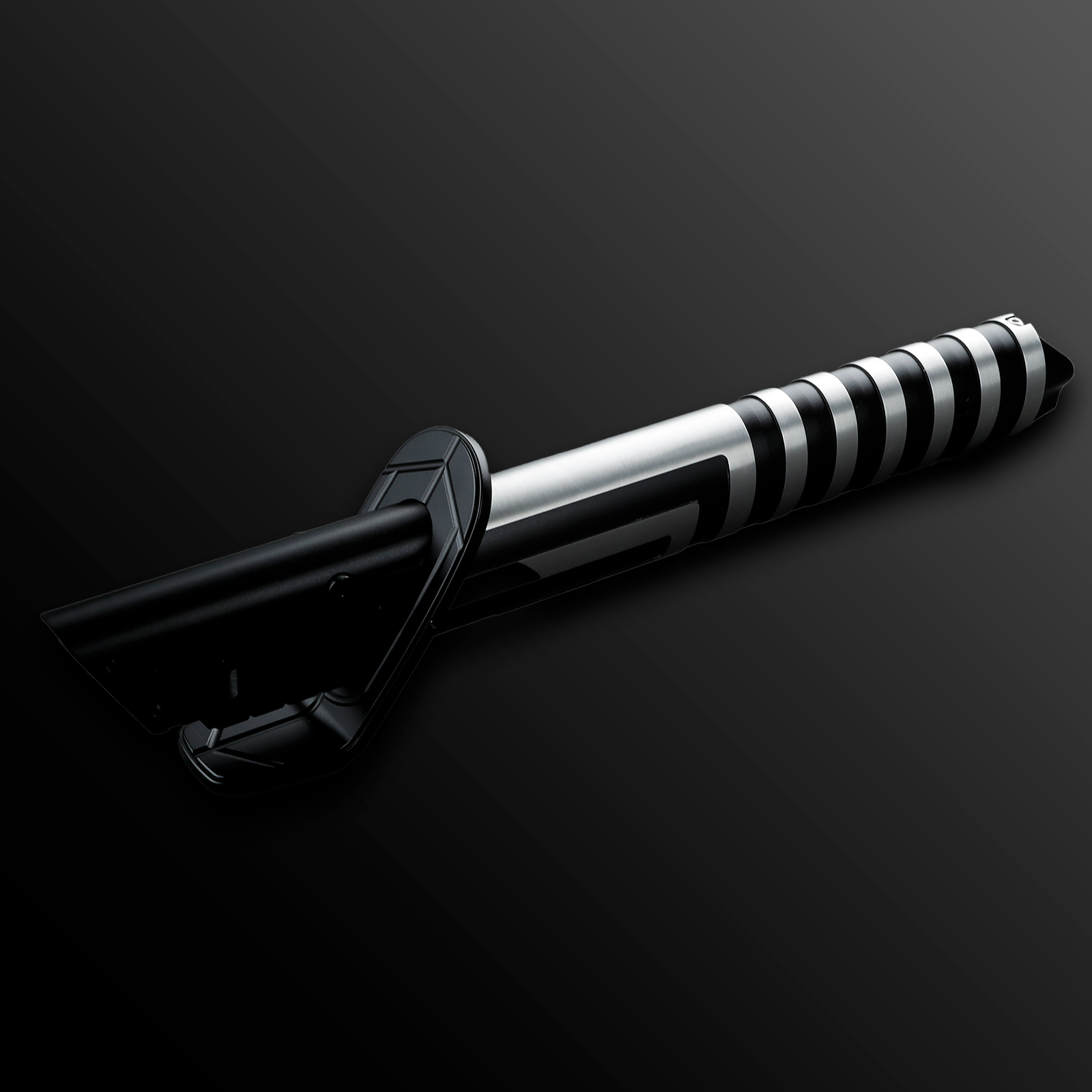 Inspired Darksaber Silver/Black Sith Lightsaber - Battle Sabers