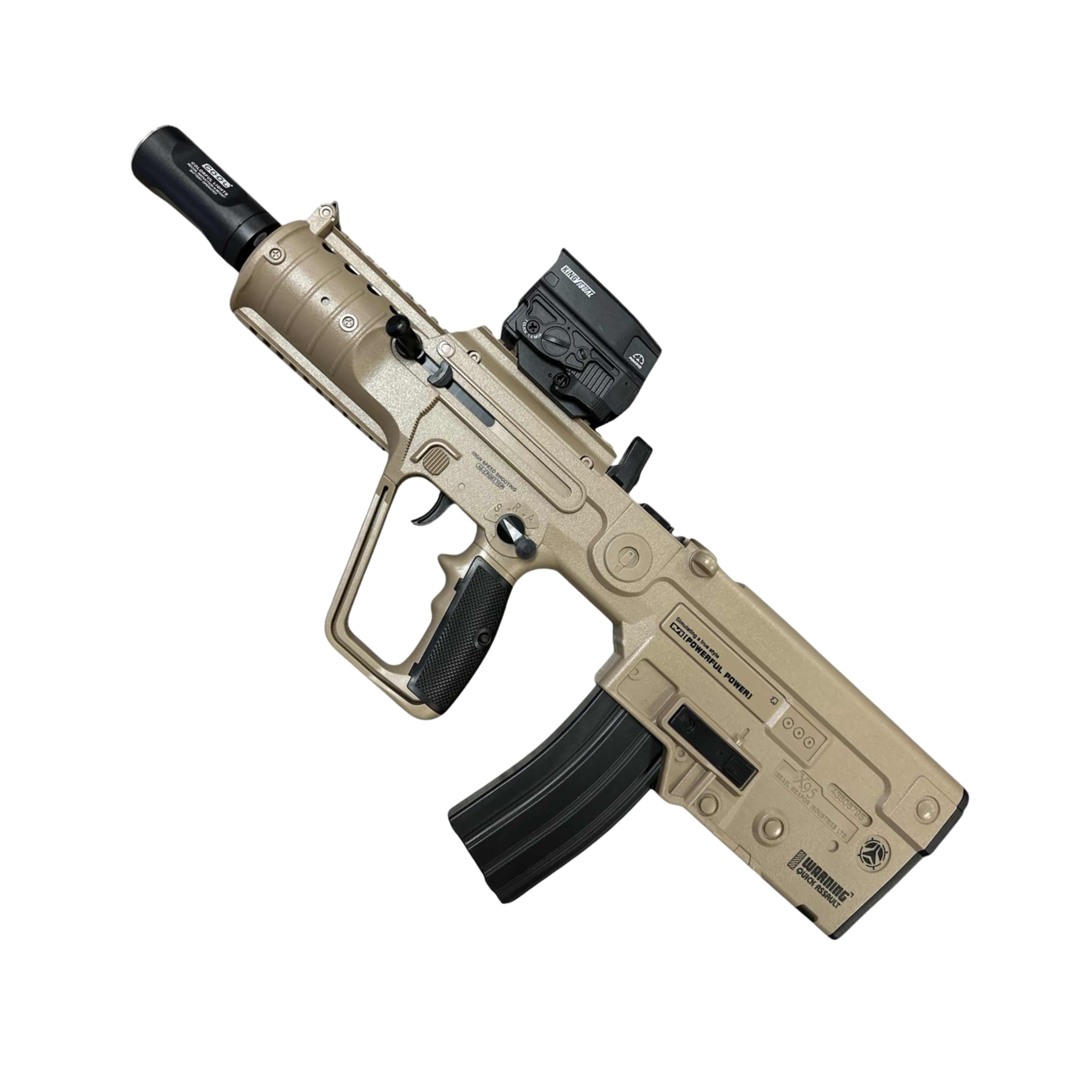LeHui X95 Gel Blaster With Tracer unit - Tan
