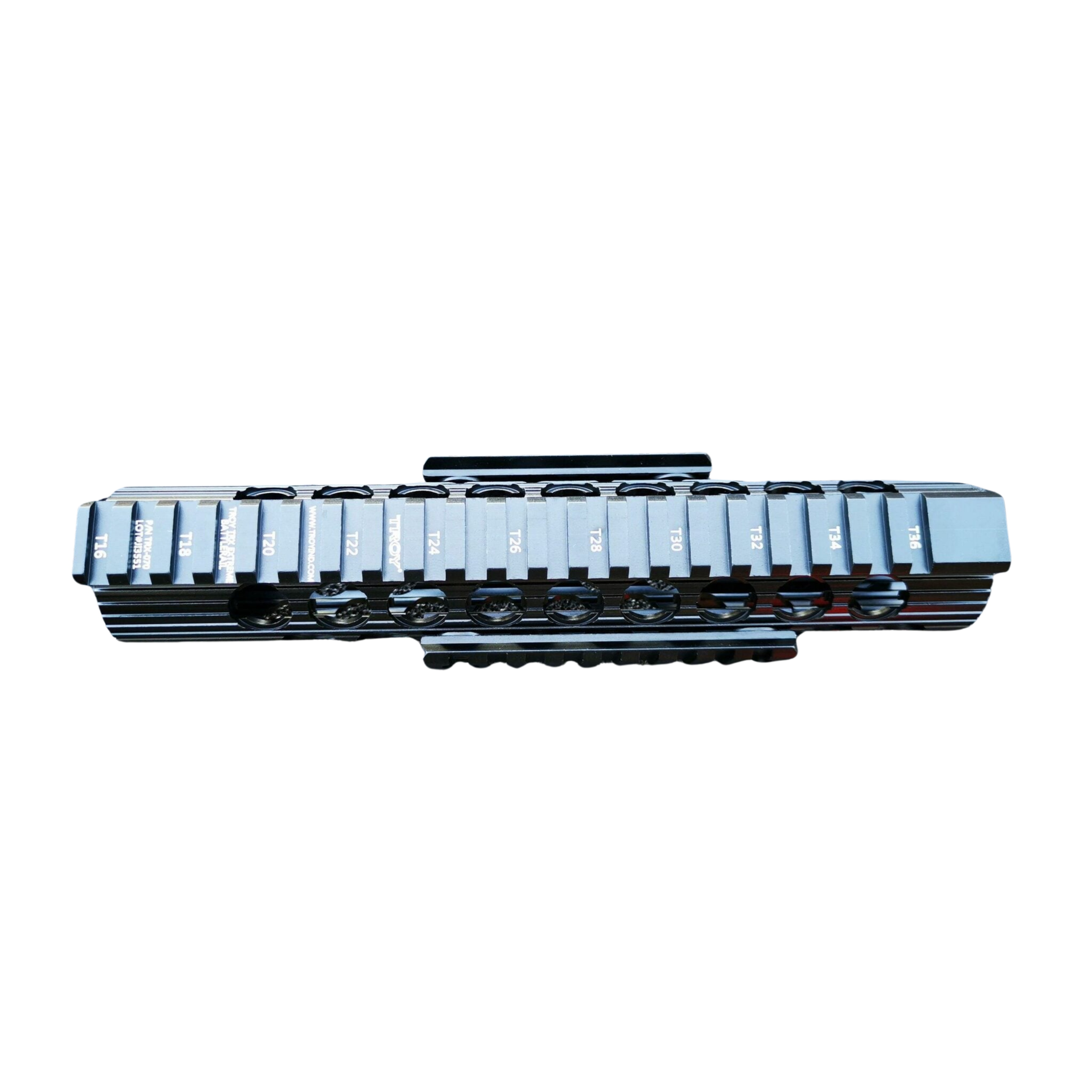 9″ TROY TRX Extreme Battle Rail Metal Handguard - Black