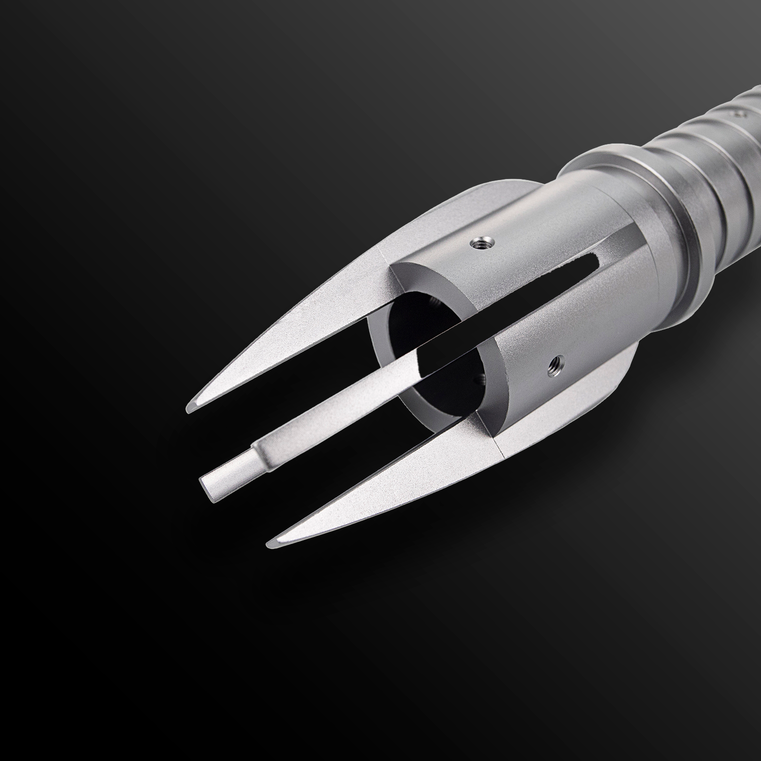 Phoenix Light Saber glowing intensely in motion - Battle Sabers