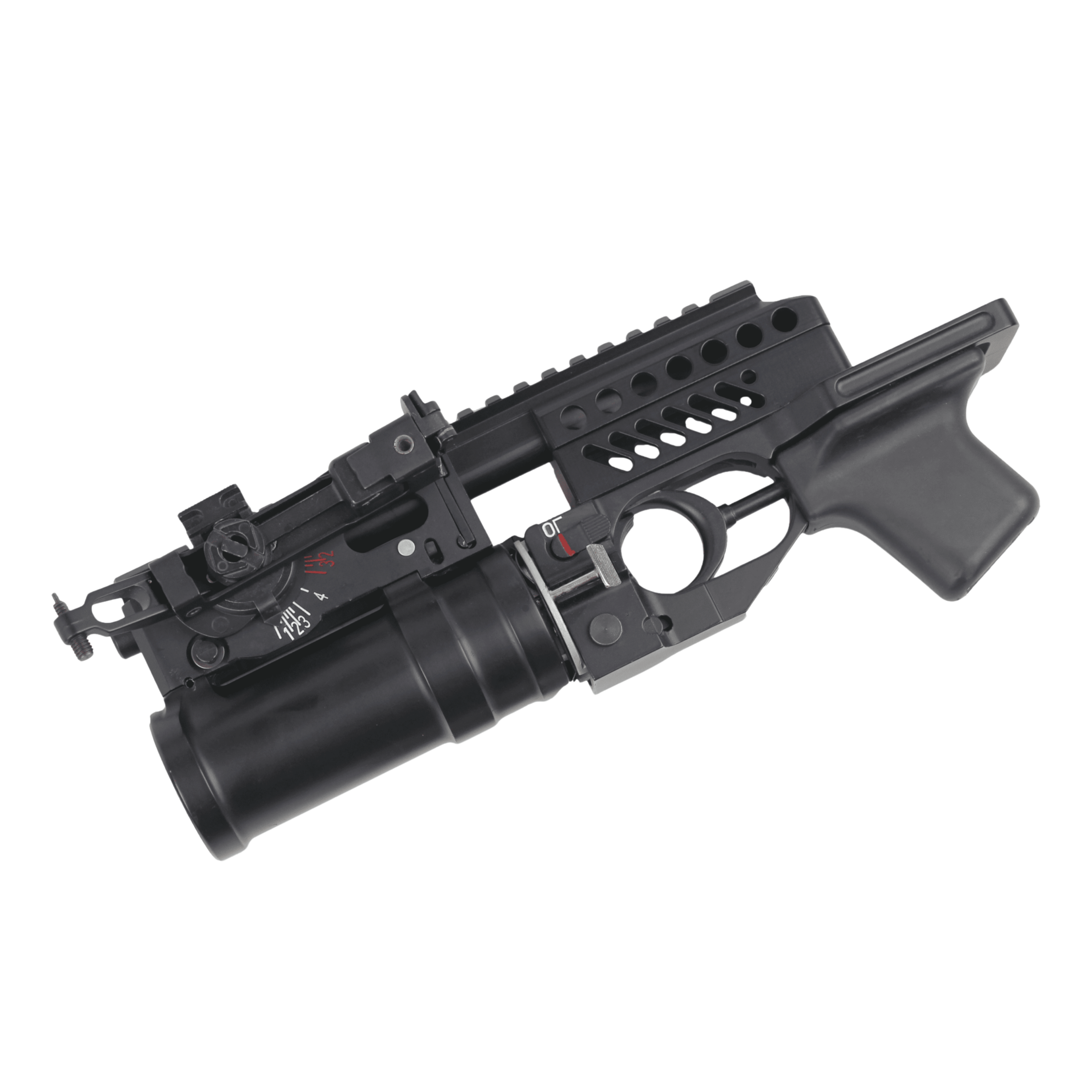 Double Bell K-55A GP-25 Metal Grenade Launcher Gas Powered Gel Blaster
