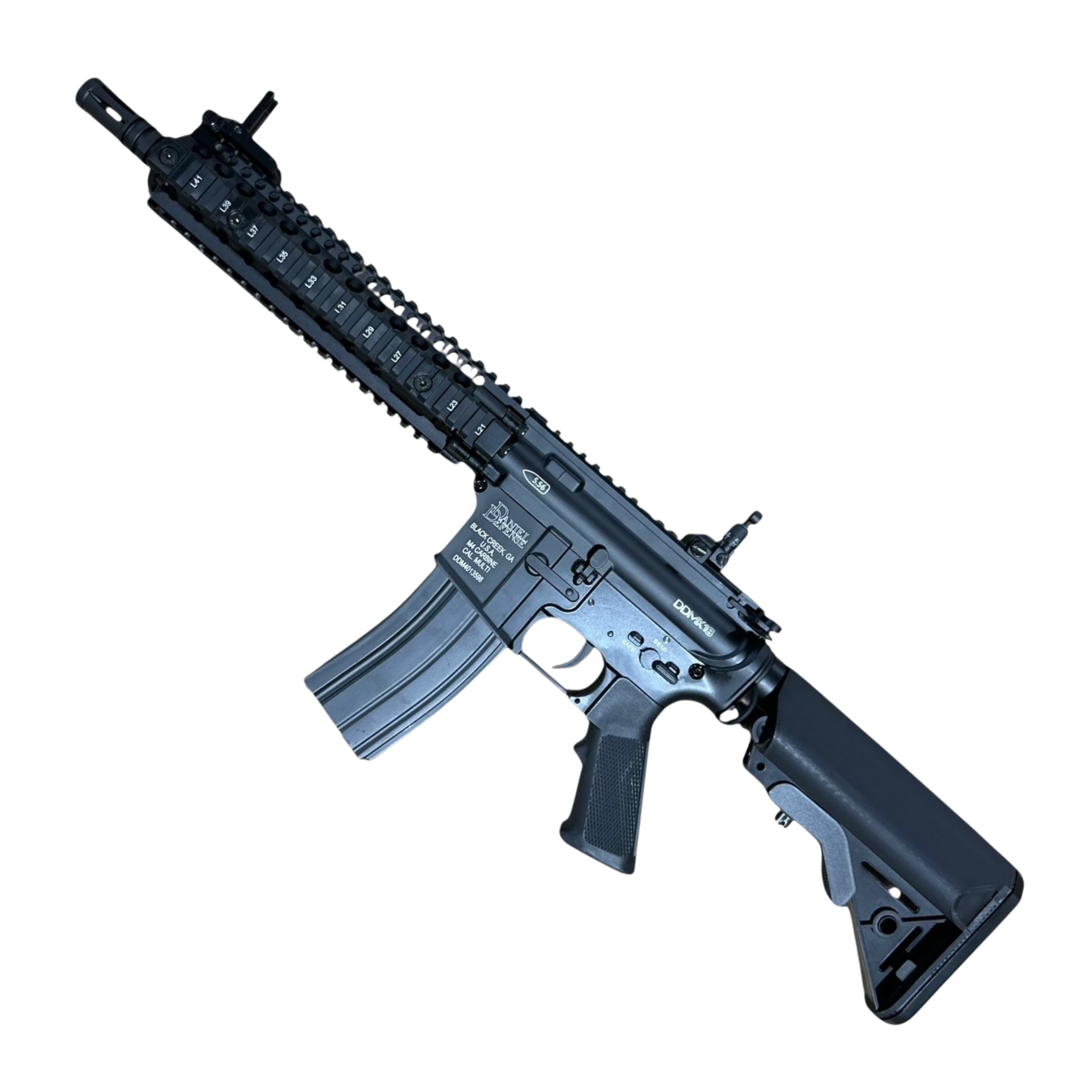 Double Bell MK18 AEG Metal Gel Blaster - Black