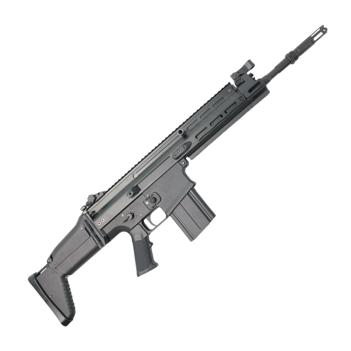 Double Bell SCAR-H M-LOK / PMM-style Metal AEG Gel Blaster - Black