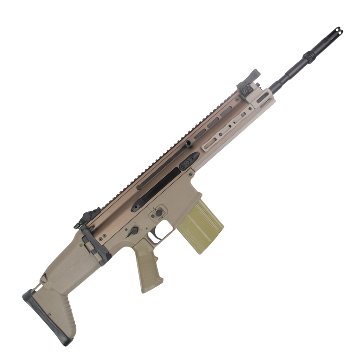Double Bell SCAR-H M-LOK / PMM-style Metal AEG Gel Blaster - Black