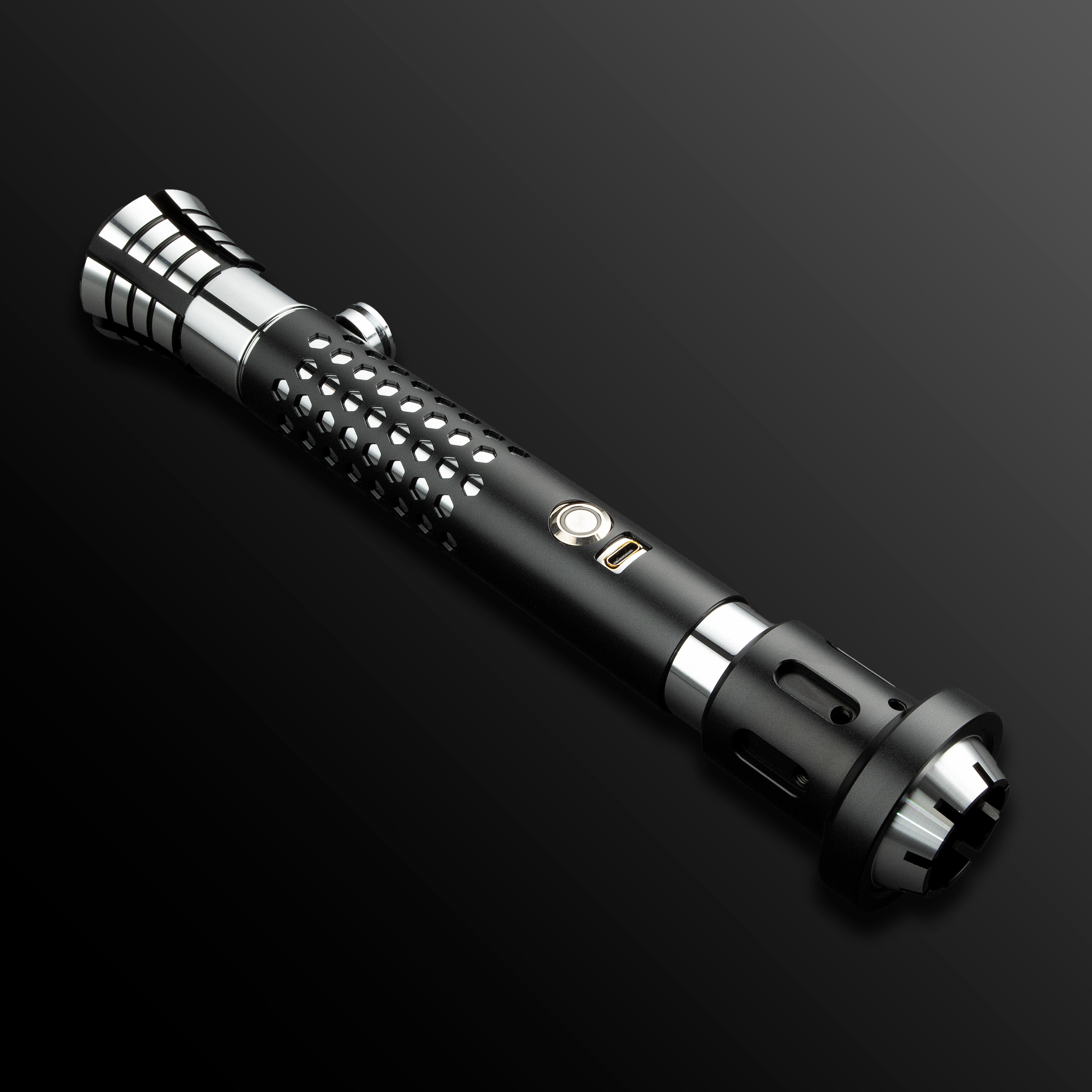 Sleek Dread Light Saber emitting ominous light - Battle Sabers