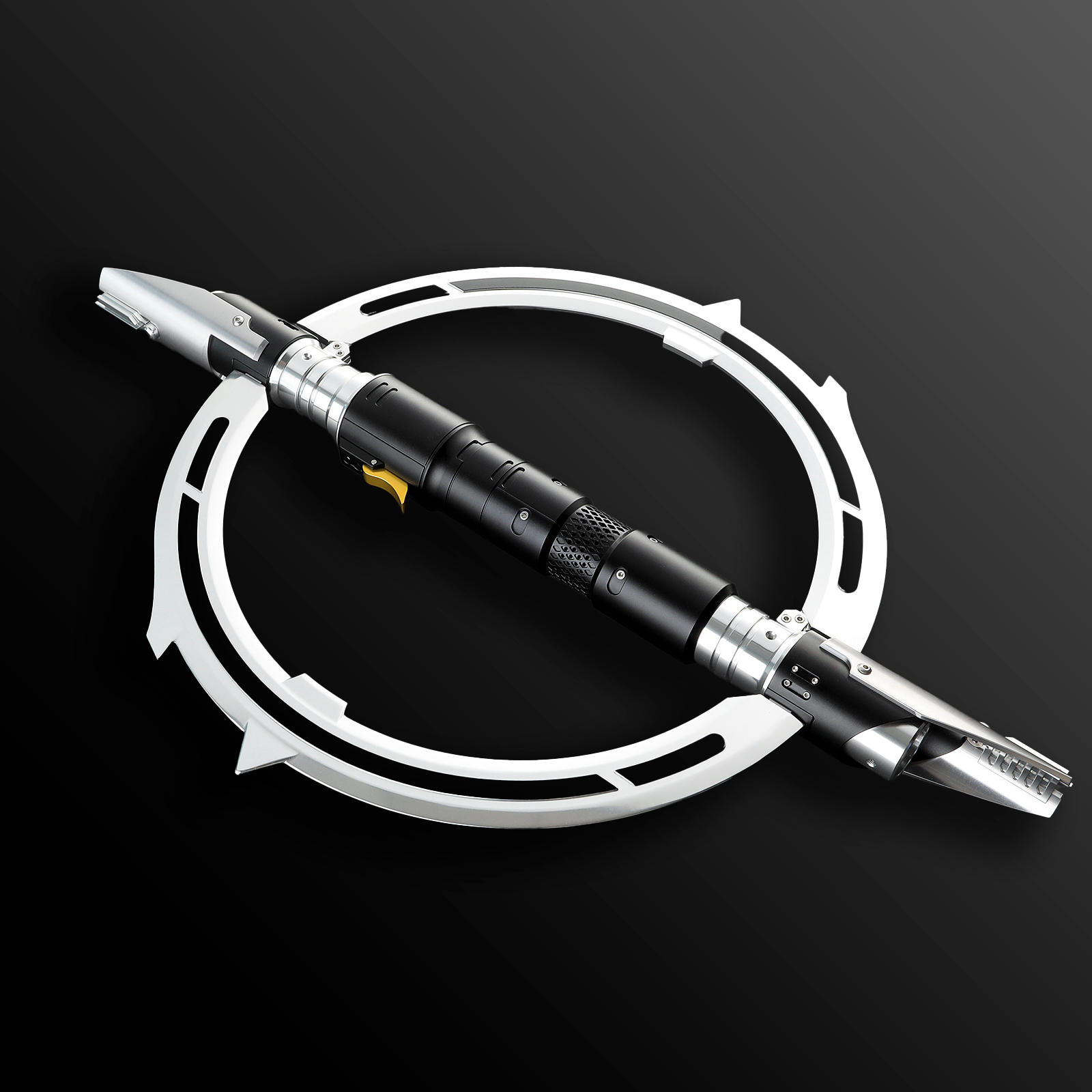 Master Kelleran BEQ lightsaber with green glowing blade – Battle Sabers