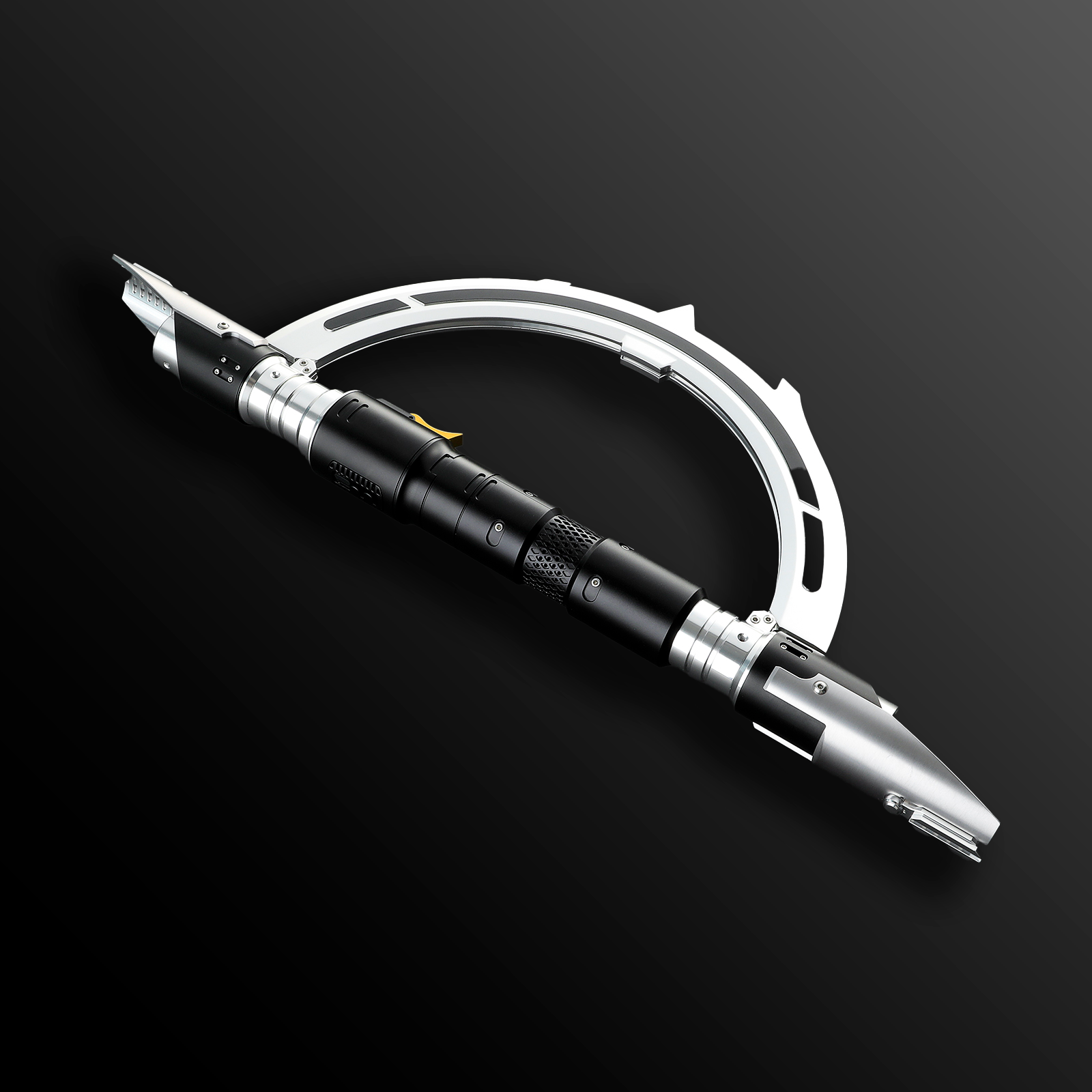 Master Kelleran BEQ lightsaber with detailed hilt and green blade – Battle Sabers