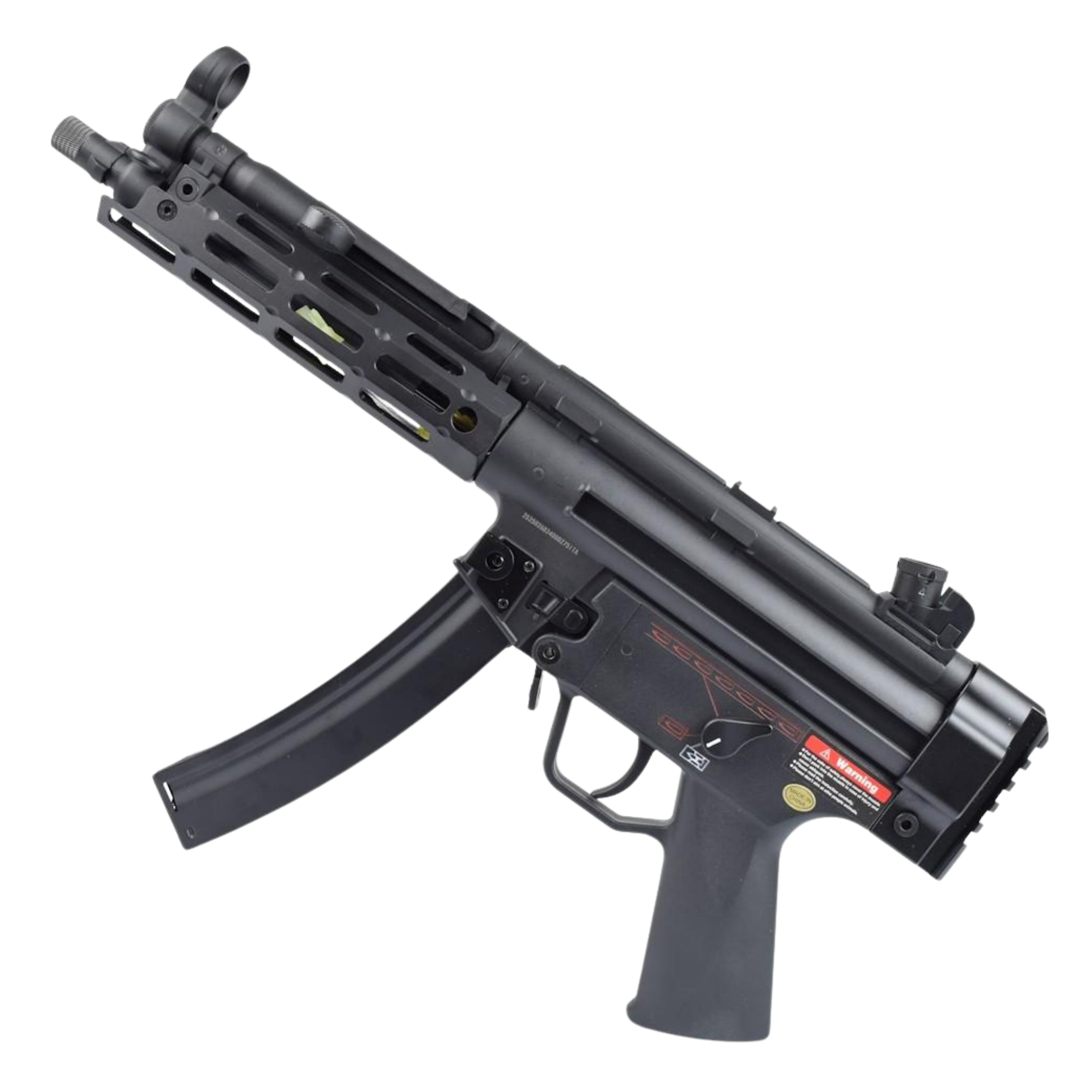 Golden Eagle MP5 M-LOK SMG Gel Blaster with Picatinny Rail Stock Adapter