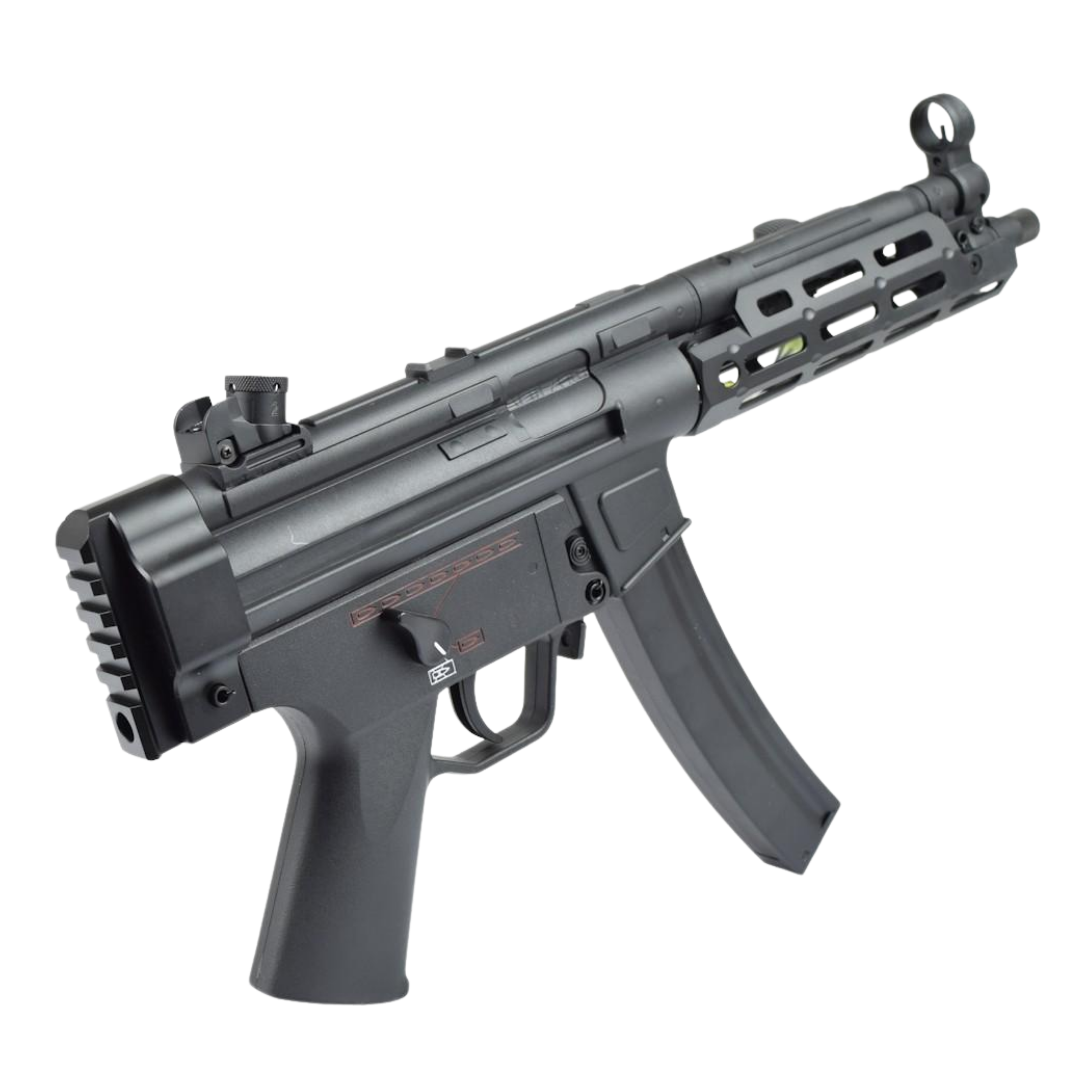 Golden Eagle MP5 M-LOK SMG Gel Blaster with Picatinny Rail Stock Adapter