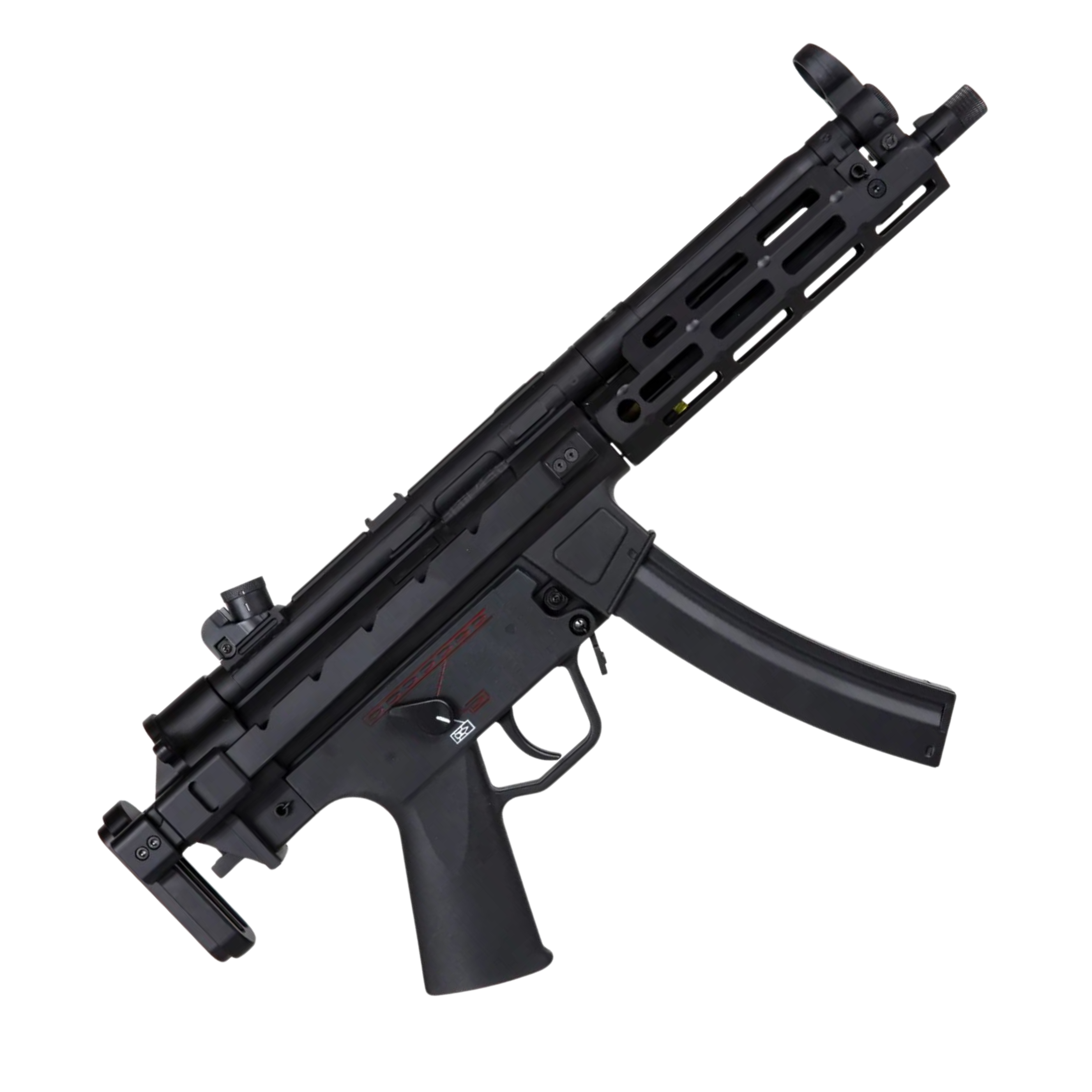 Golden Eagle MP5 M-LOK SMG Gel Blaster with CNC Retractable Stock
