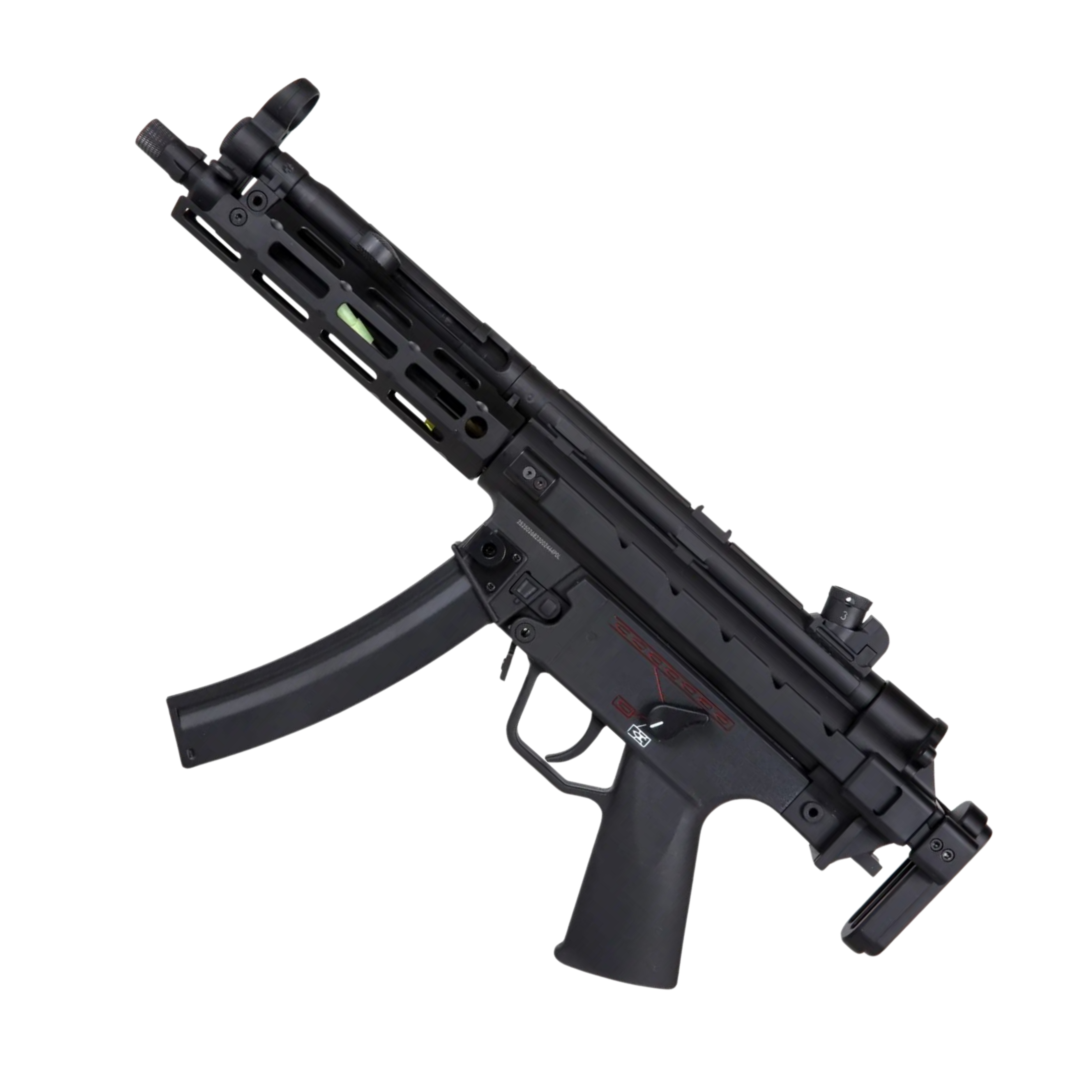 Golden Eagle MP5 M-LOK SMG Gel Blaster with CNC Retractable Stock