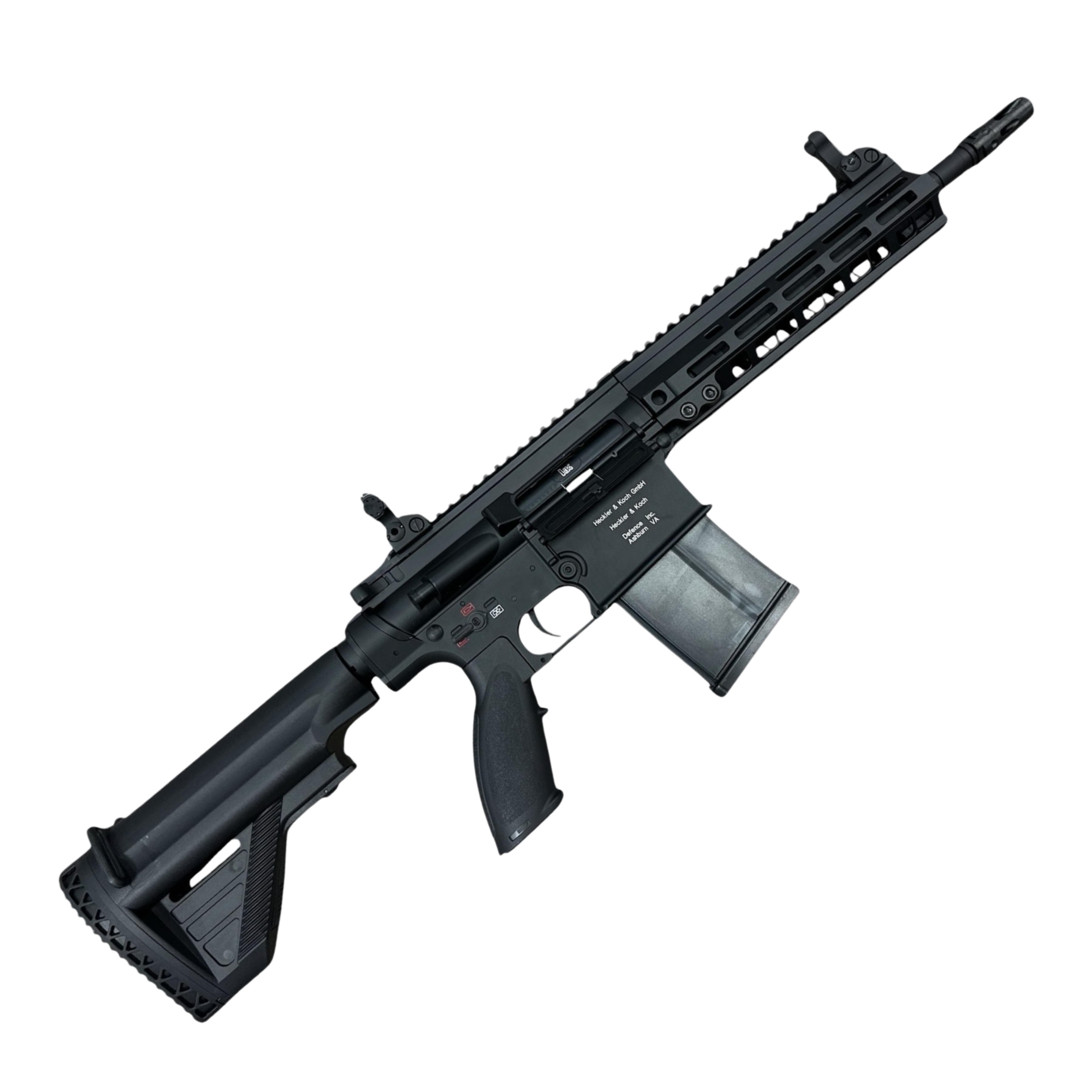 Golden Eagle HK417D Gel Blaster AEG Rifle w/9” Handguard - Black