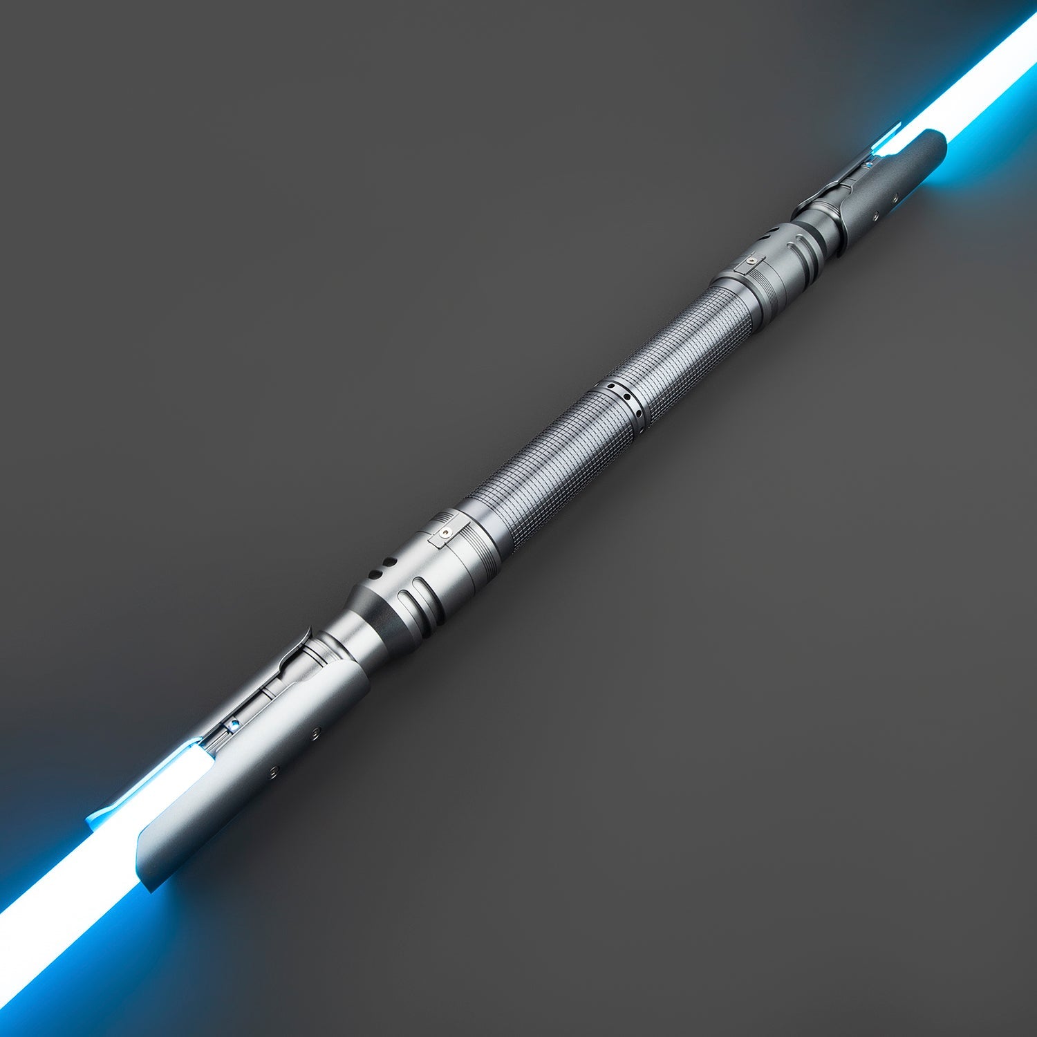Fallen Order lightsaber with vibrant blue blade and detailed hilt – Battle Sabers