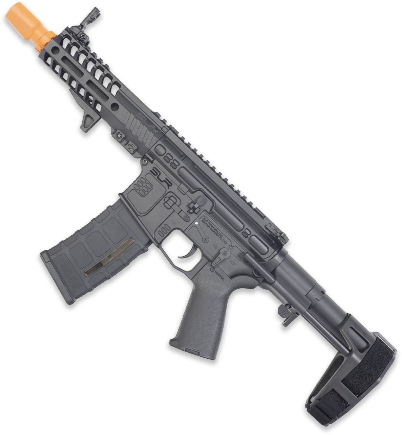 SLR CQB Gel Blaster with Metal Gears - Black