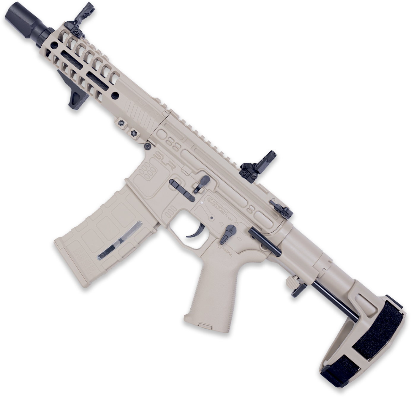 SLR CQB Gel Blaster with Metal Gears - Tan