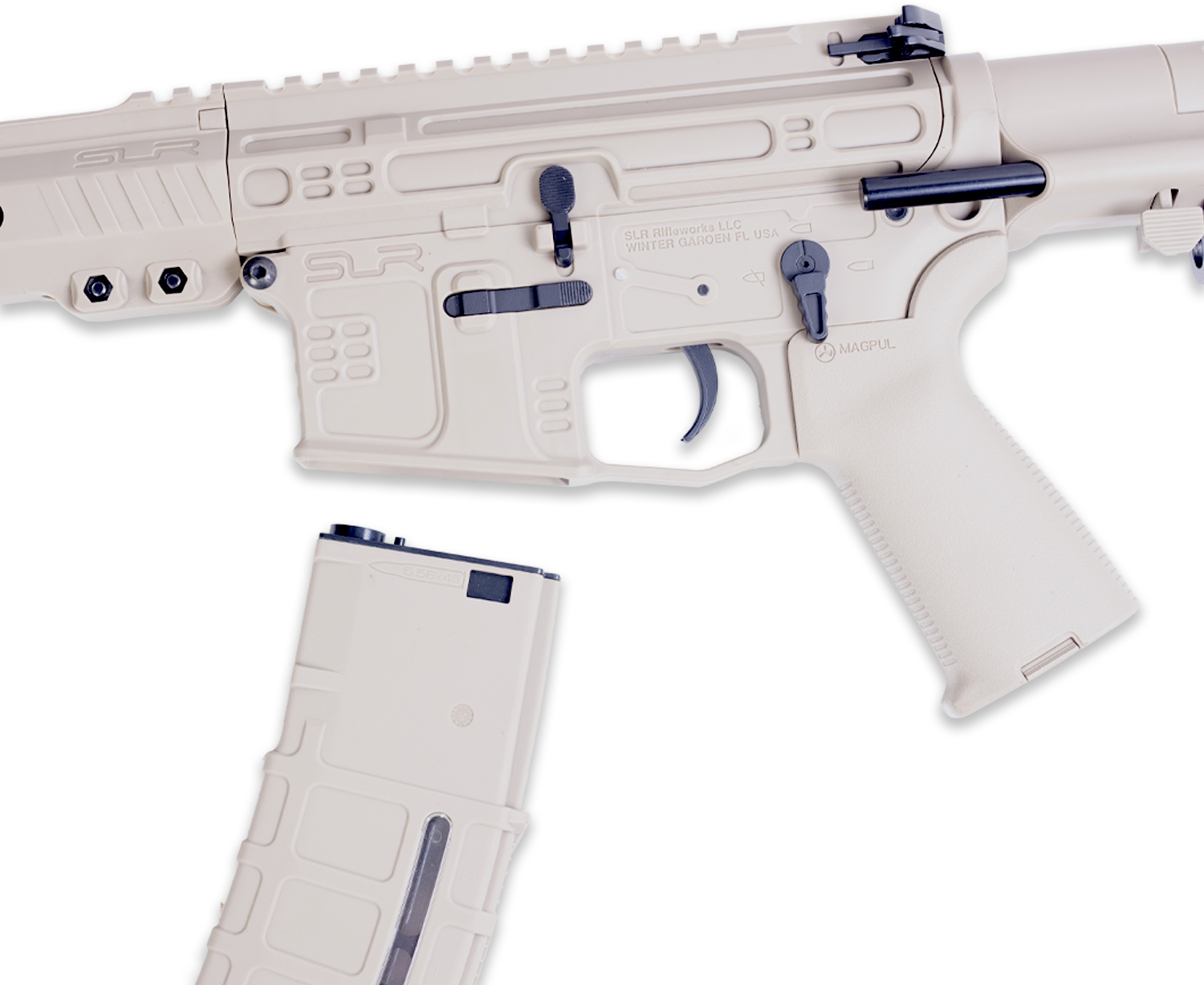 SLR CQB Gel Blaster with Metal Gears - Tan