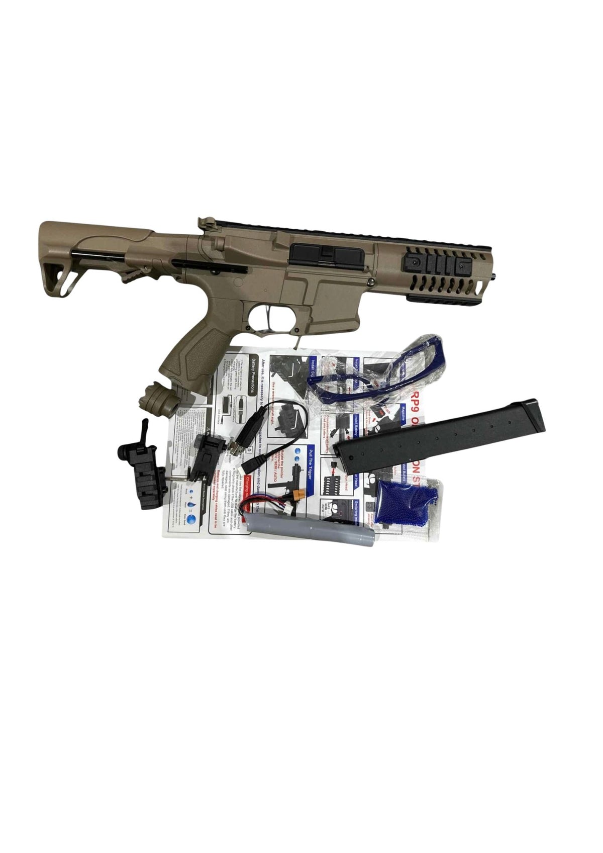 JinMing ARP9 AEG Gel Blaster - Metal Gears