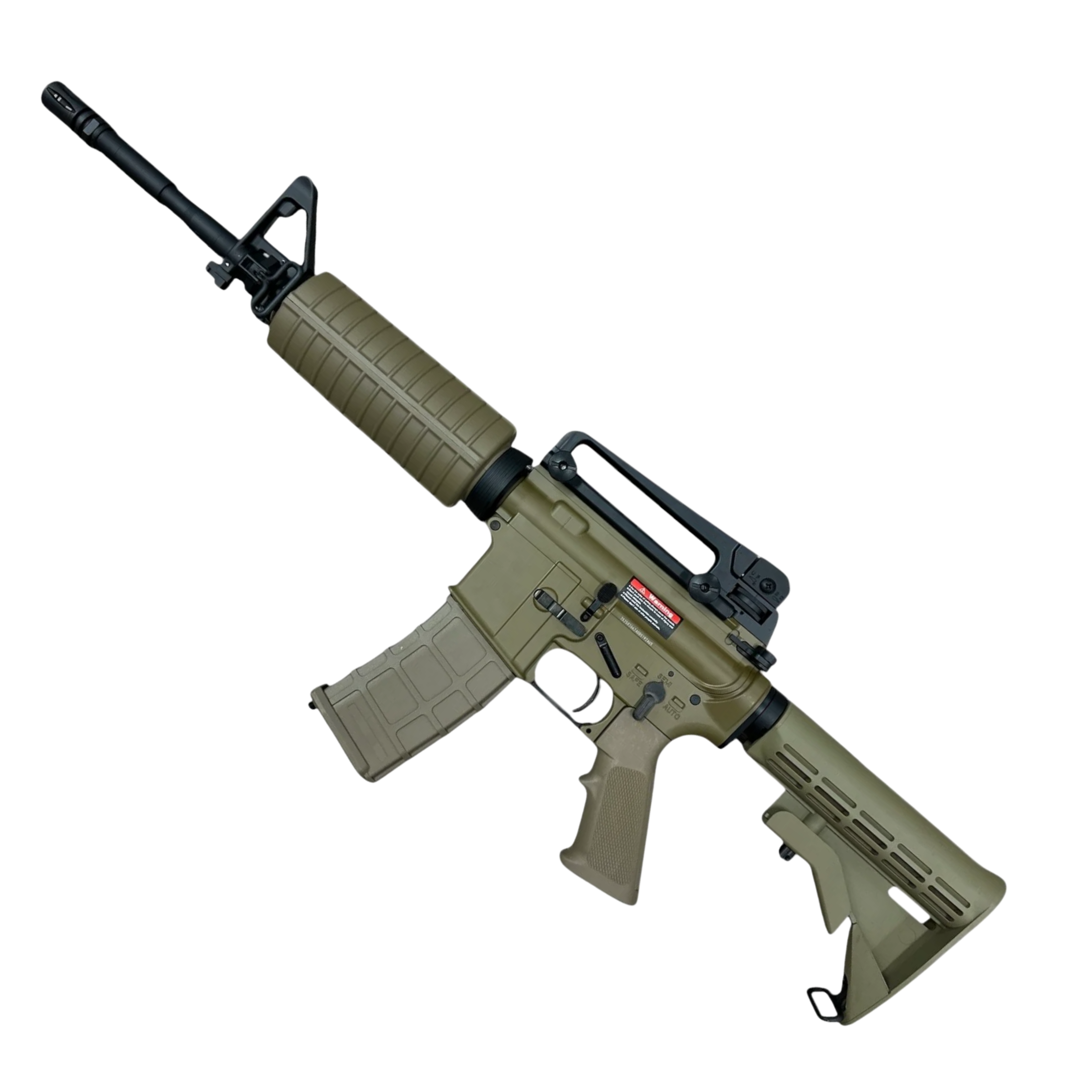 Golden Eagle M4A1 CAR 15 Gas Blowback Rifle (GBBR) Gel Blaster - Tan