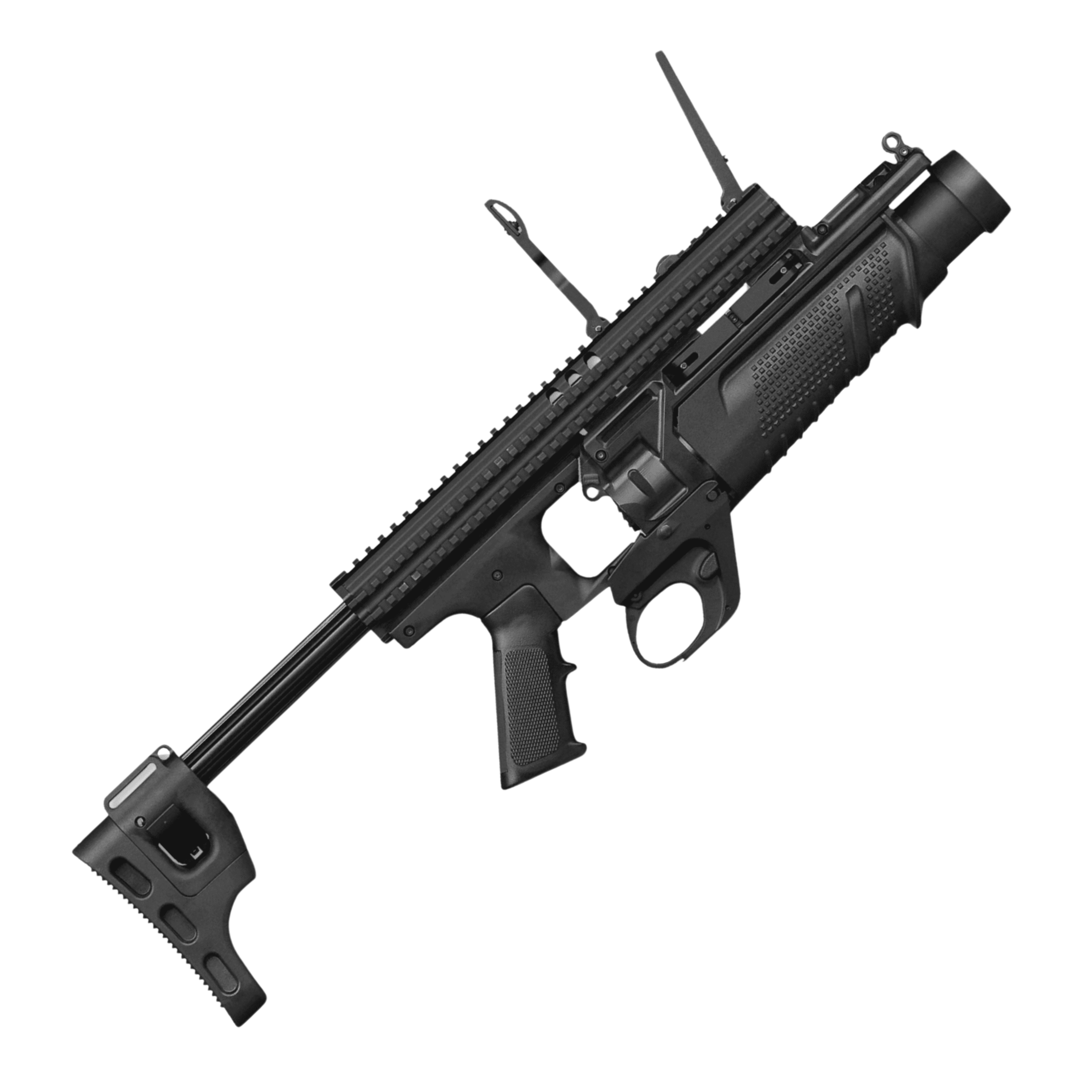 MK13 EGLM Metal Grenade Launcher Gas Powered Gel Blaster GBB Stand-Alone Launcher-Black