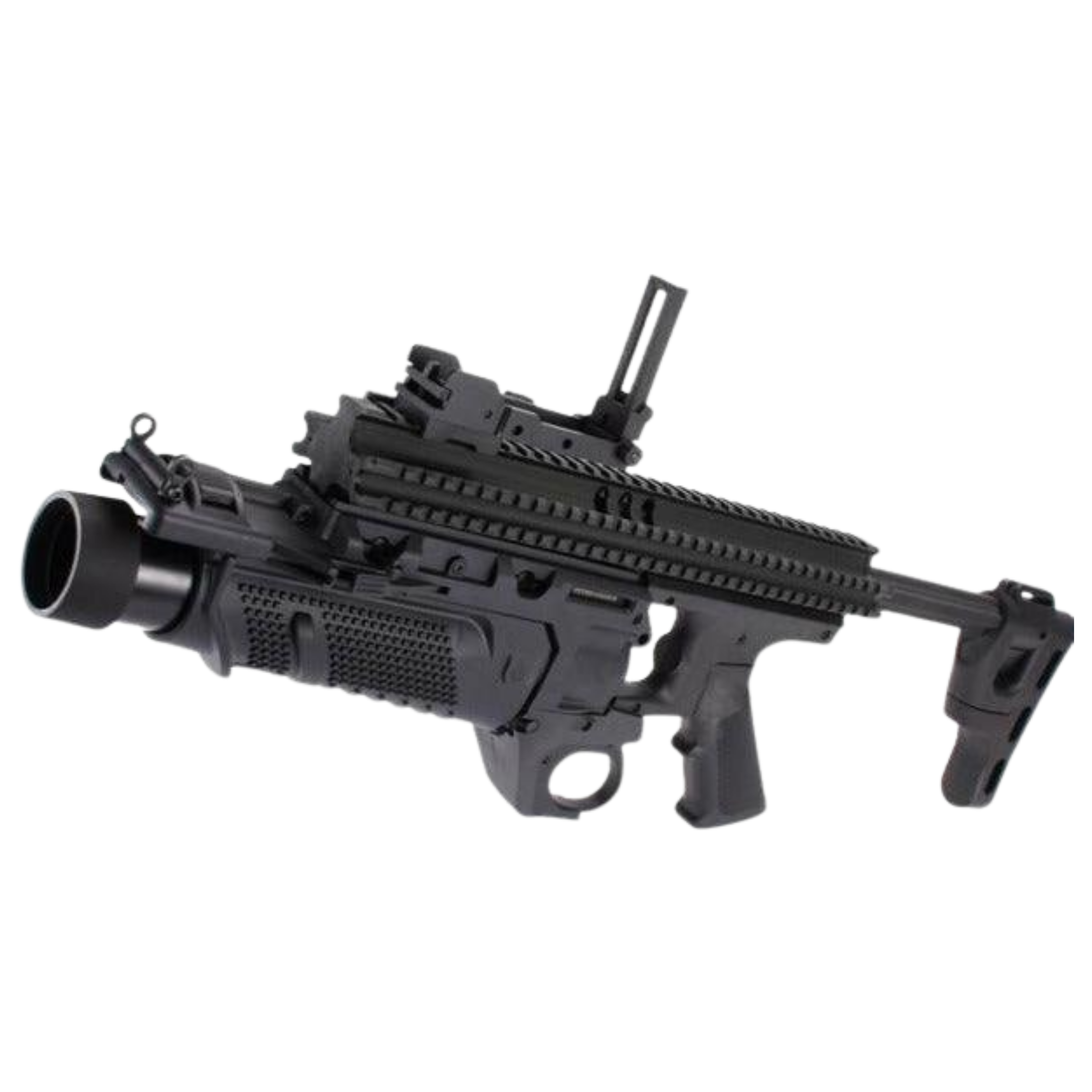 MK13 EGLM Metal Grenade Launcher Gas Powered Gel Blaster GBB Stand-Alone Launcher-Black