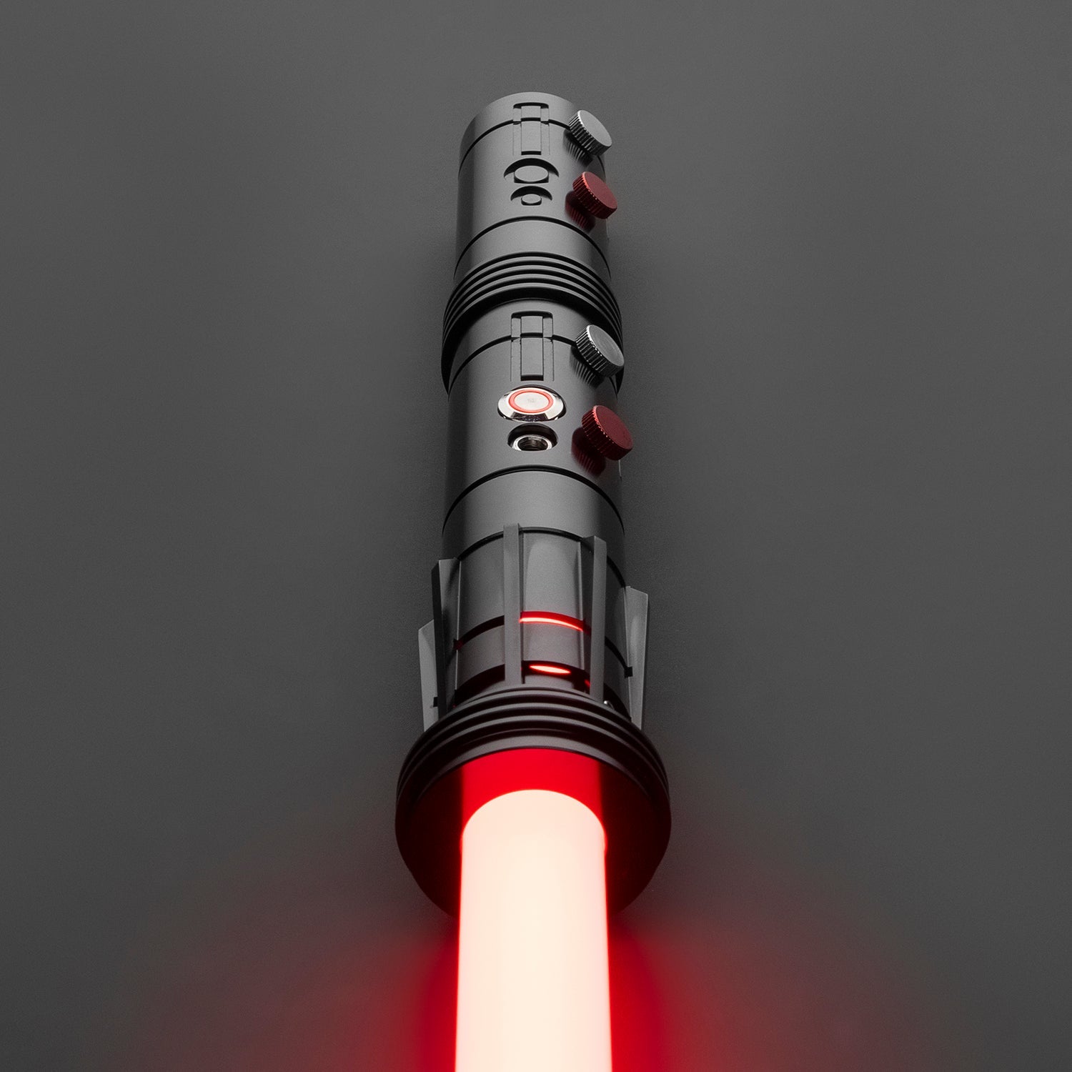 Maul Themed Dual Sided Light Saber radiating intense red light - Battle Sabers