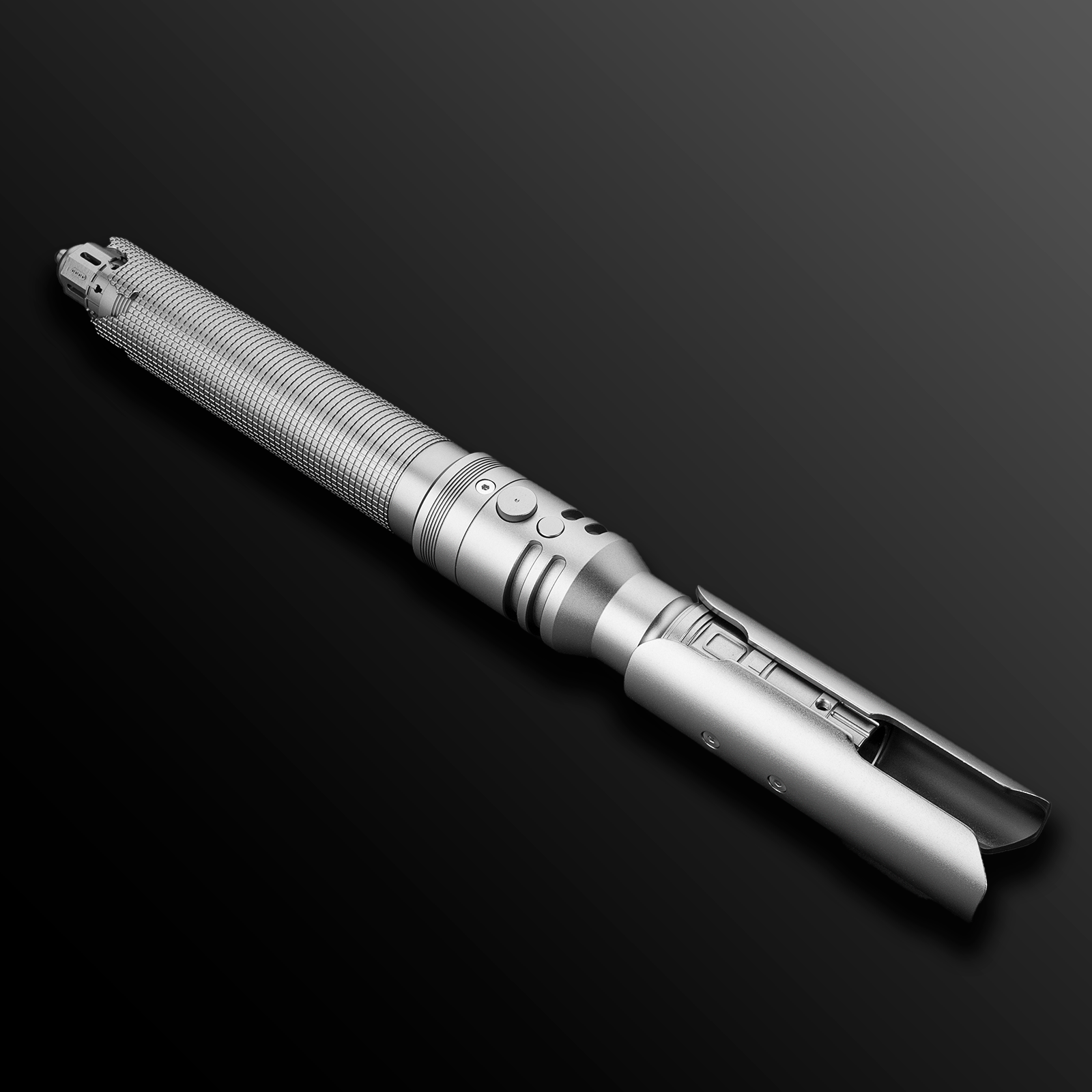 Fallen Order-style lightsaber with sleek metallic handle – Battle Sabers