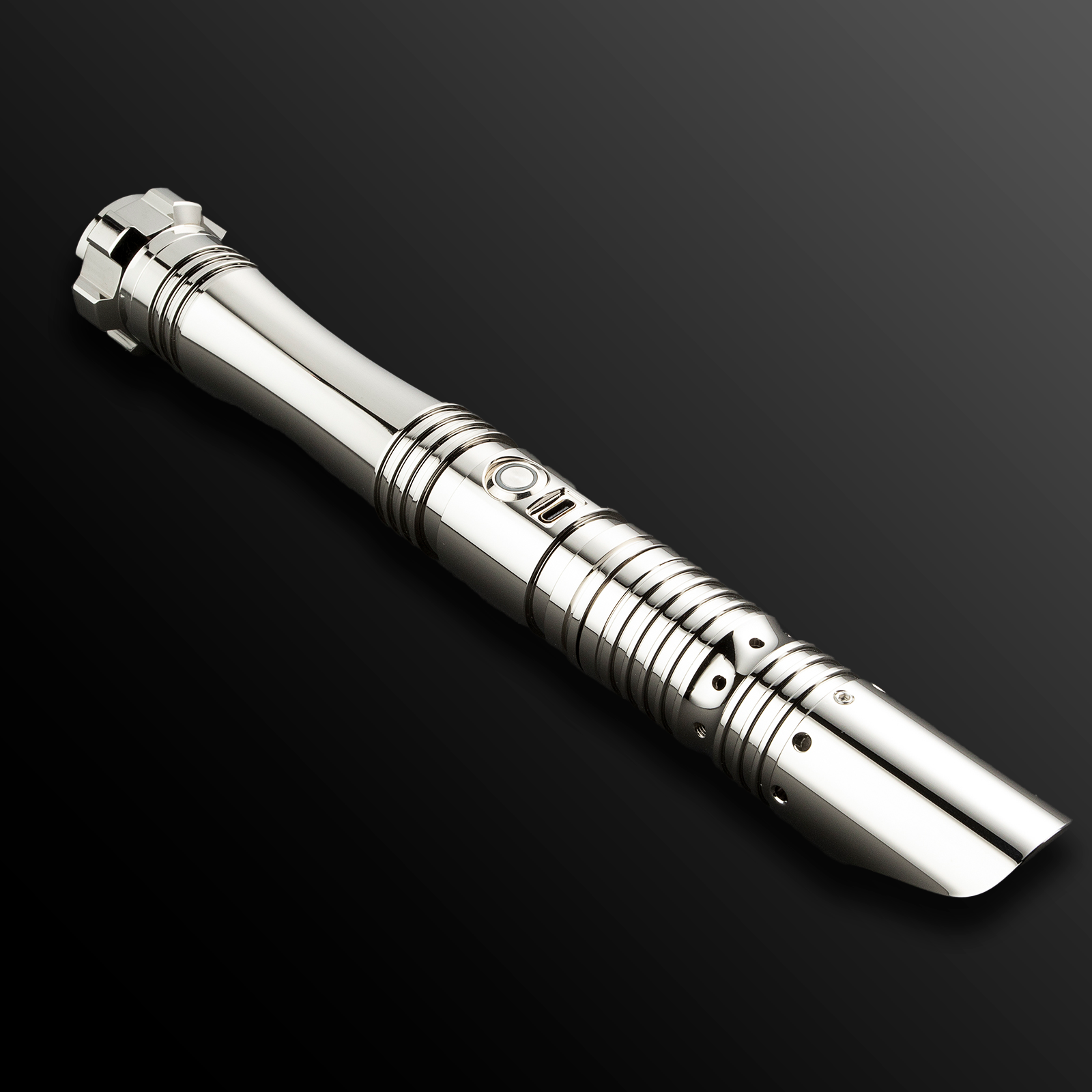 Close-up of Lodaka Light Saber’s illuminated energy core - Battle Sabers