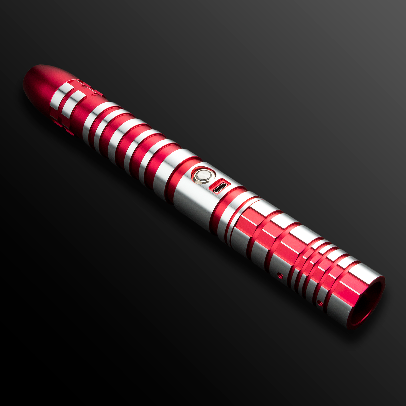 Zola Light Saber with glowing red blade - Battle Sabers