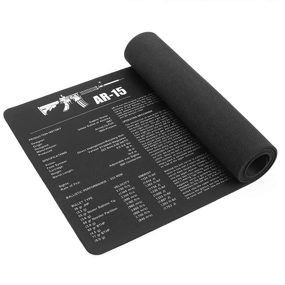 AR-15 tech mat work surface for maintenance - Tactical Edge Hobbies