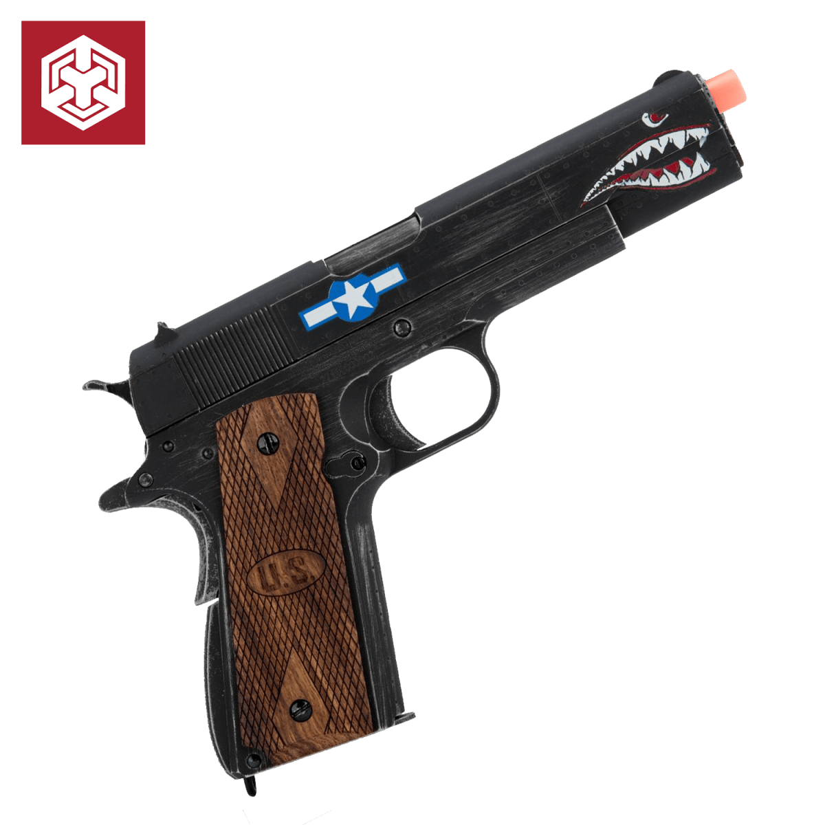 AW Custom Auto - Ordnance Licensed Custom 1911 Gas Blowback Gel Blaster - Squadron - Tactical Edge Hobbies