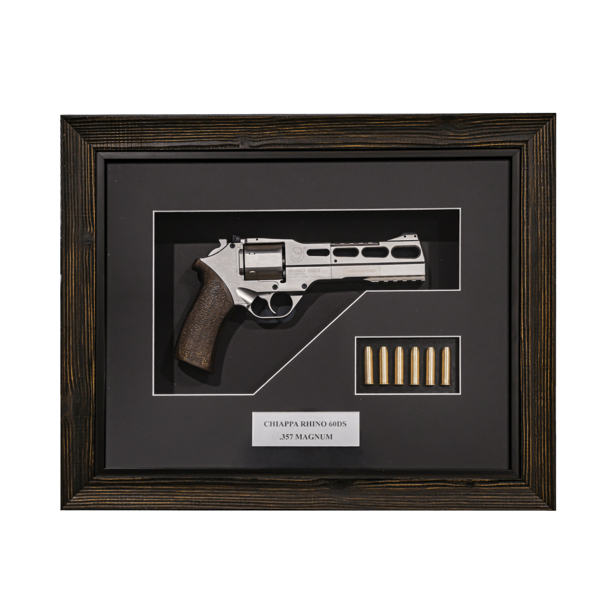 Chiappa Rhino 60DS Revolver Imitation Framed Memorabilia Military - Tactical Edge Hobbies