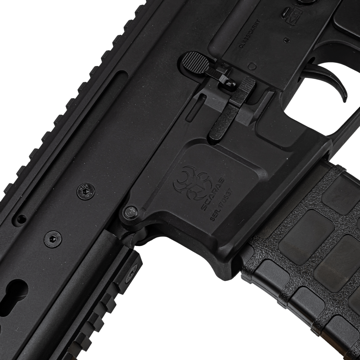 High-performance Classic Army SCARAB SAR Metal AEG Gel Blaster for intense gameplay - Tactical Edge Hobbies