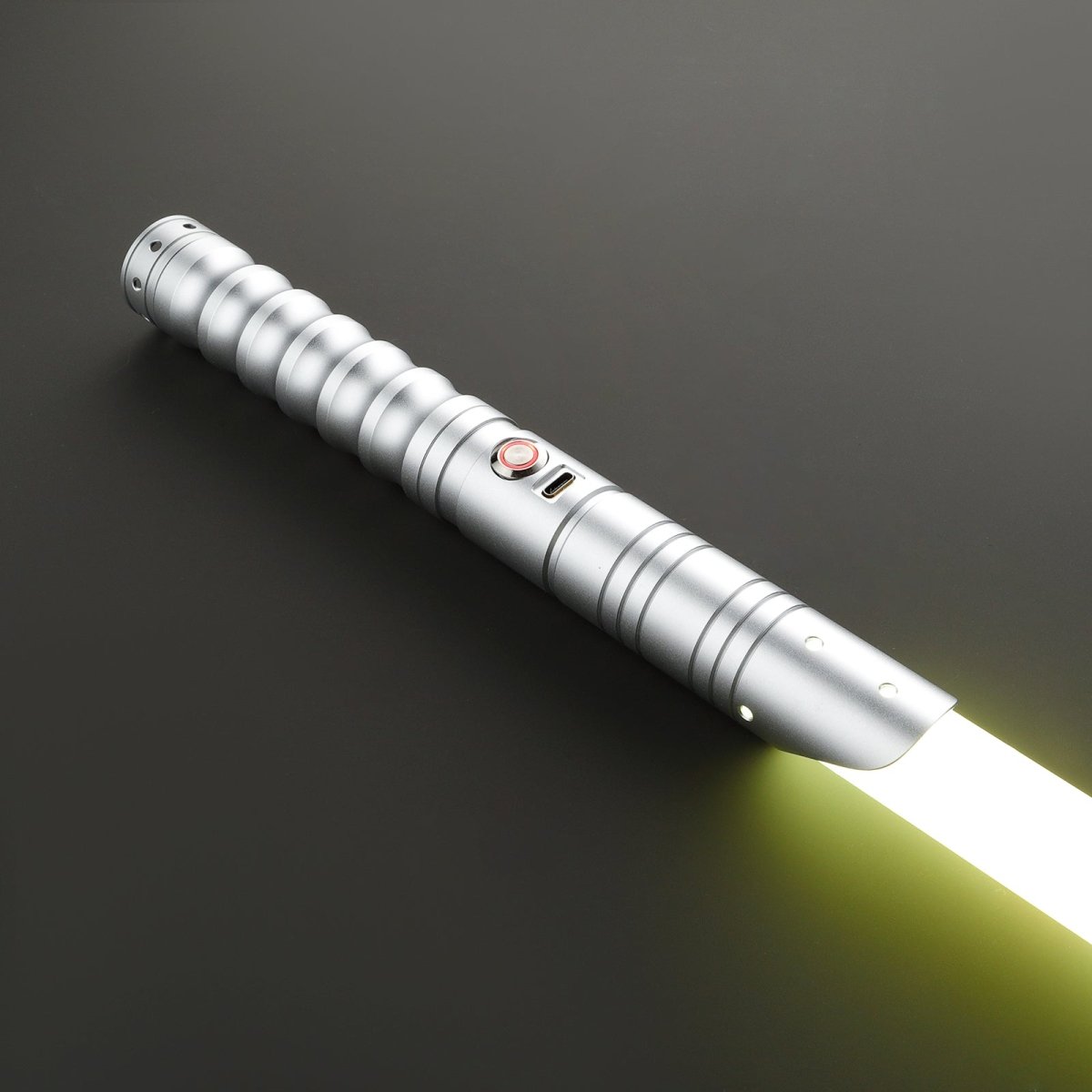 Illuminated Commander Light Saber glowing in the dark - Tactical Edge Hobbies