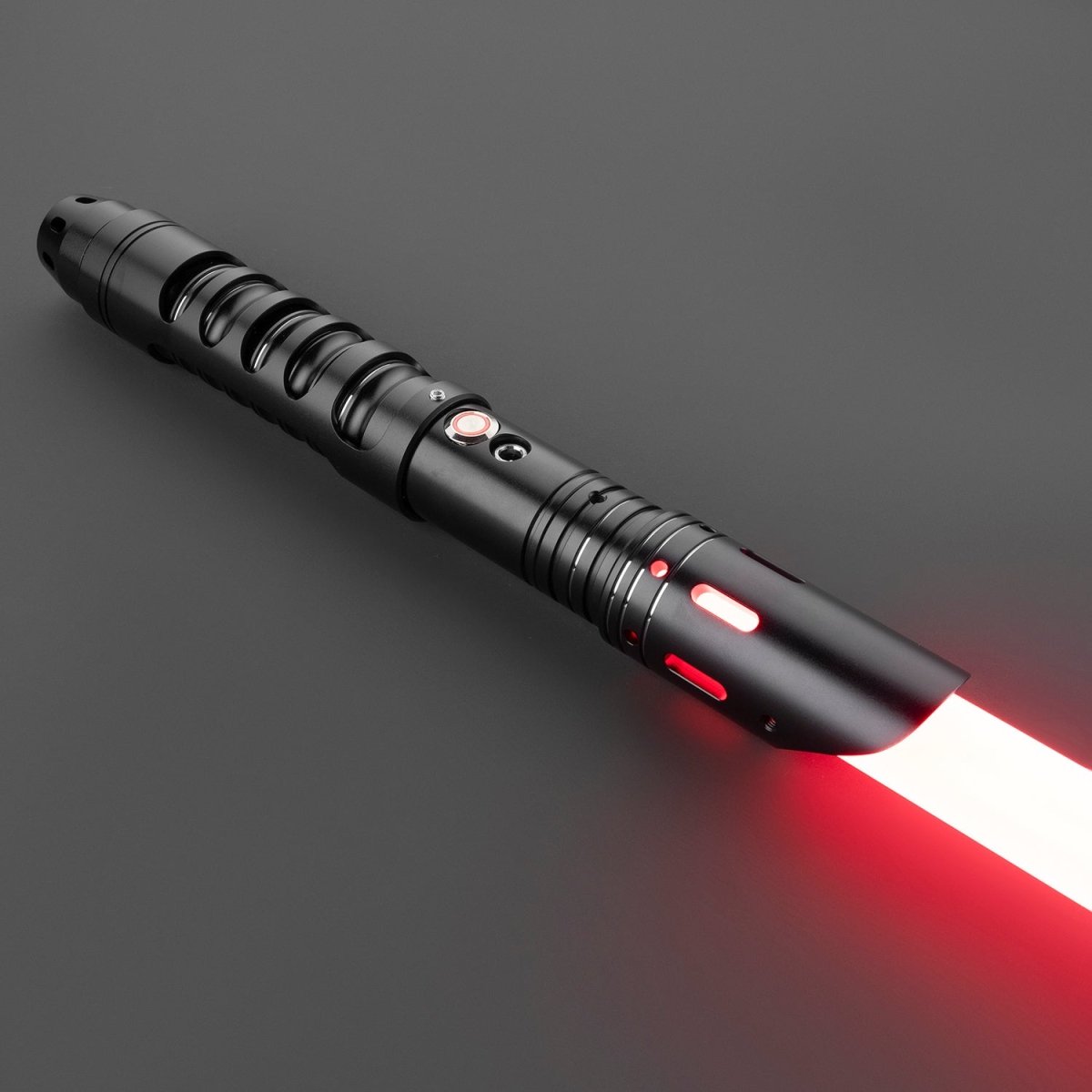 Illuminated Deceiver Light Saber in mid-swing - Tactical Edge Hobbies