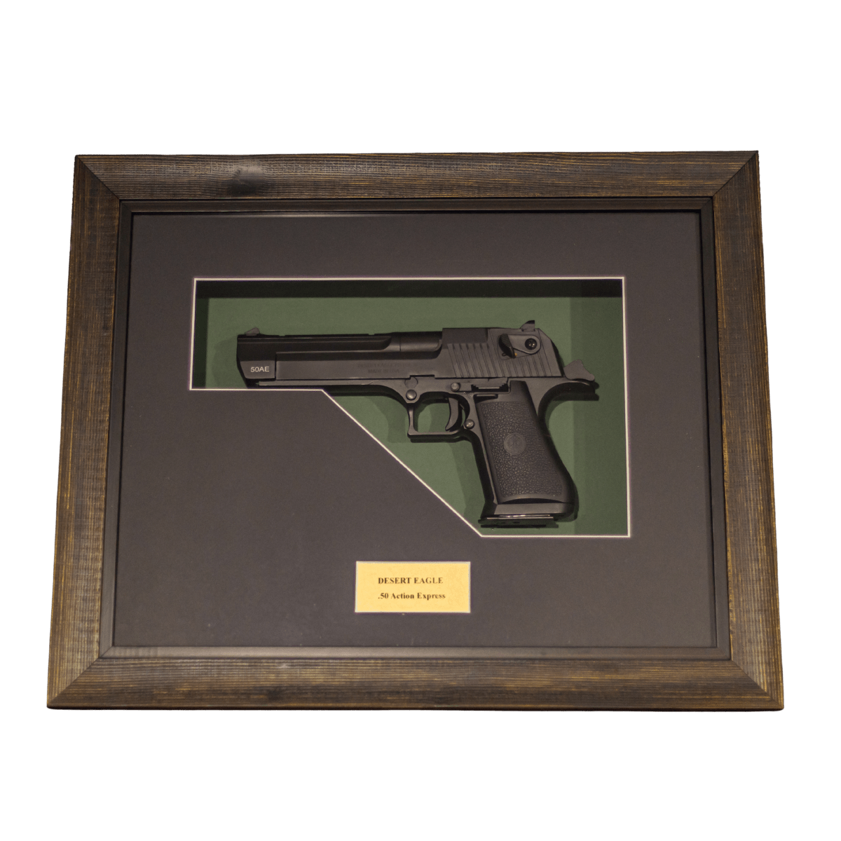 Desert Eagle 50cal Sidearm Imitation Framed Memorabilia Military - Tactical Edge Hobbies