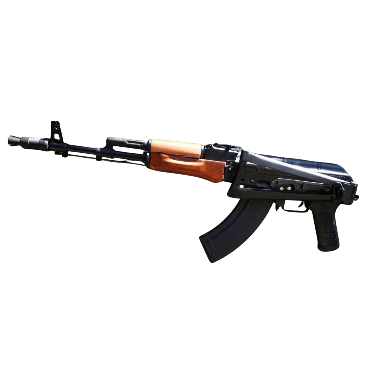 Real Wood Handguard AKS-74N AEG Gel Blaster Double Bell - Tactical Edge Hobbies
