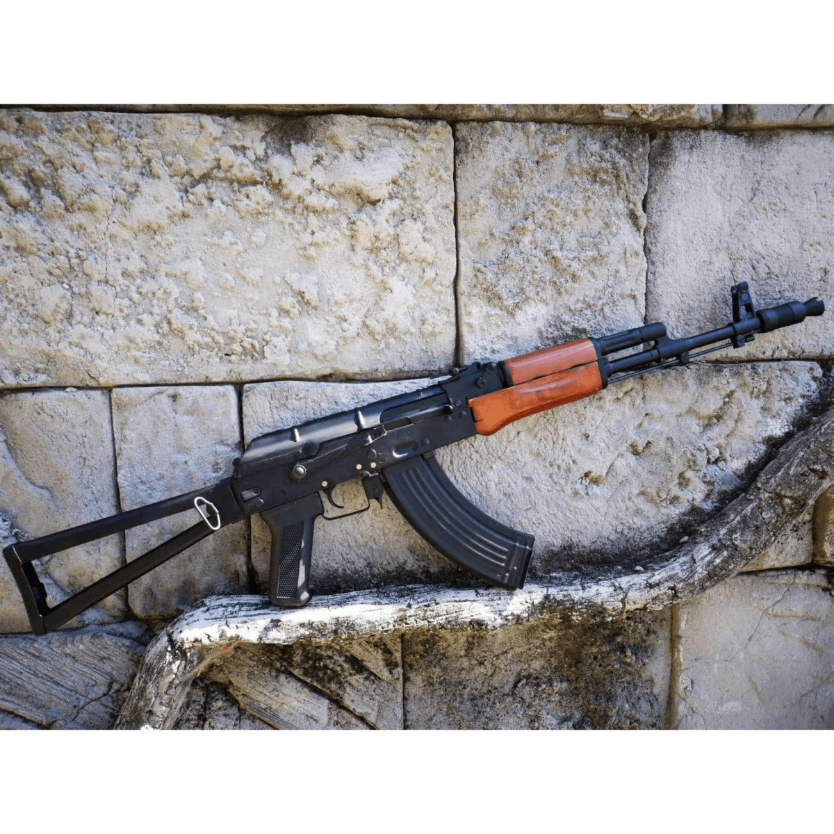 Authentic AKS-74N Gel Blaster with Real Wood by Double Bell - Tactical Edge Hobbies