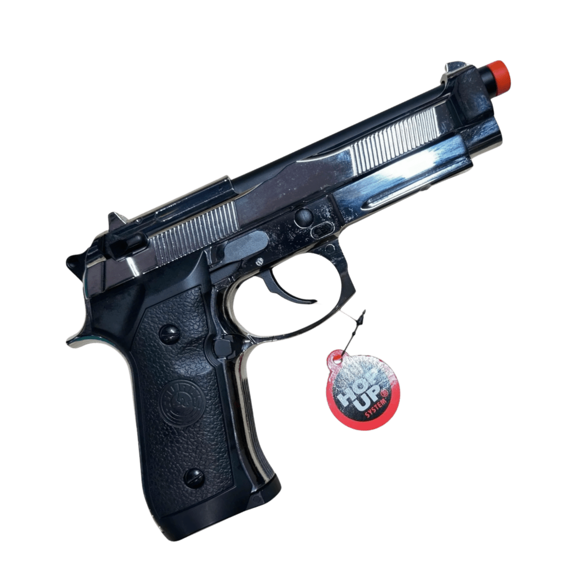 DOUBLE BELL Beretta M92 A1 M9 Gas Blow Back Gel Blaster - Silver Chrome