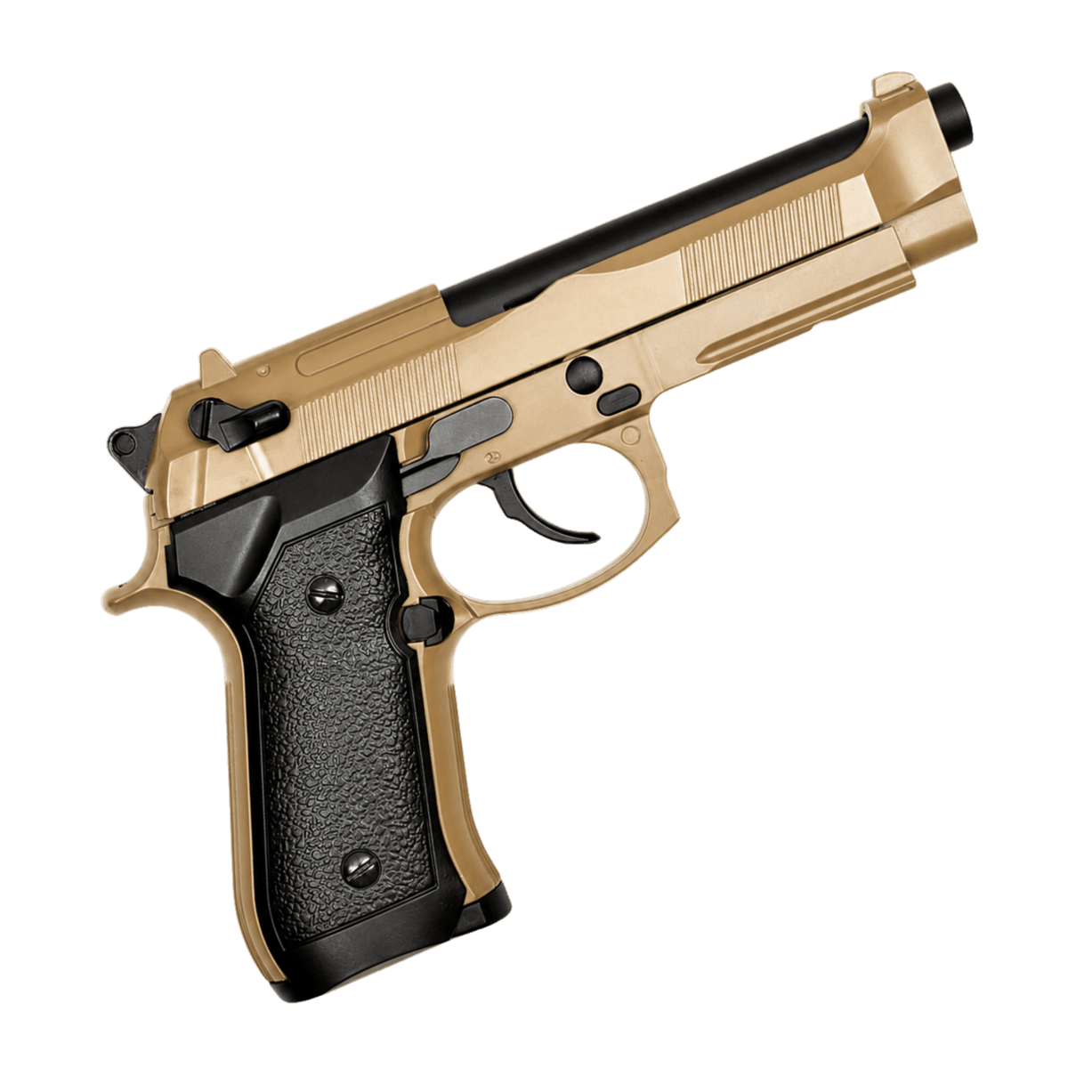 DOUBLE BELL Beretta M92 A1 M9 Gas Blow Back Gel Blaster - Tan