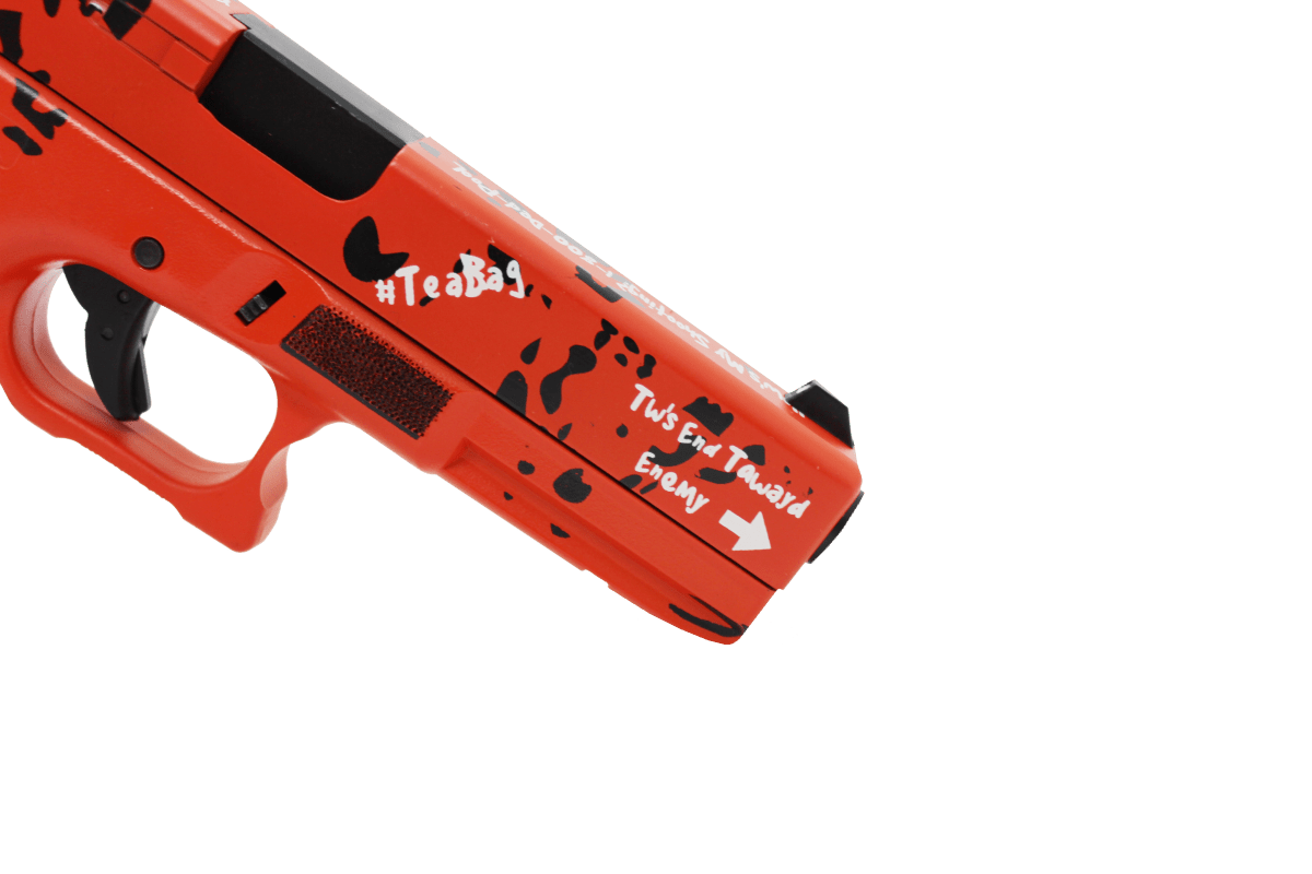 Precision-engineered Double Bell Deadpool DP17 Gas Blow Back Gel Blaster for enthusiasts - Tactical Edge Hobbies