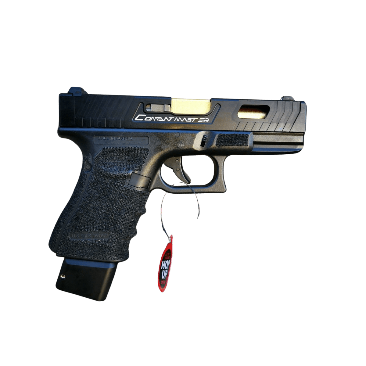 Double Bell G19 TTI ver Type John Wick2 Combat Master Custom Gas Blowback Gel Blaster Long Green Gas Mag Version