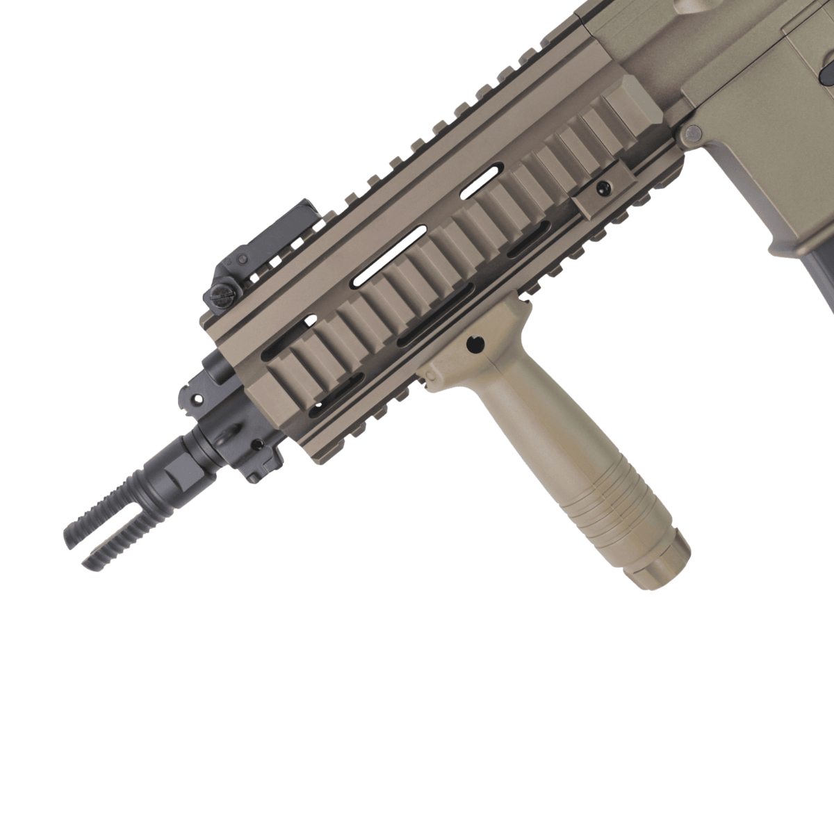 Double Bell HK416C Engraved Metal Gel Blaster - Tan