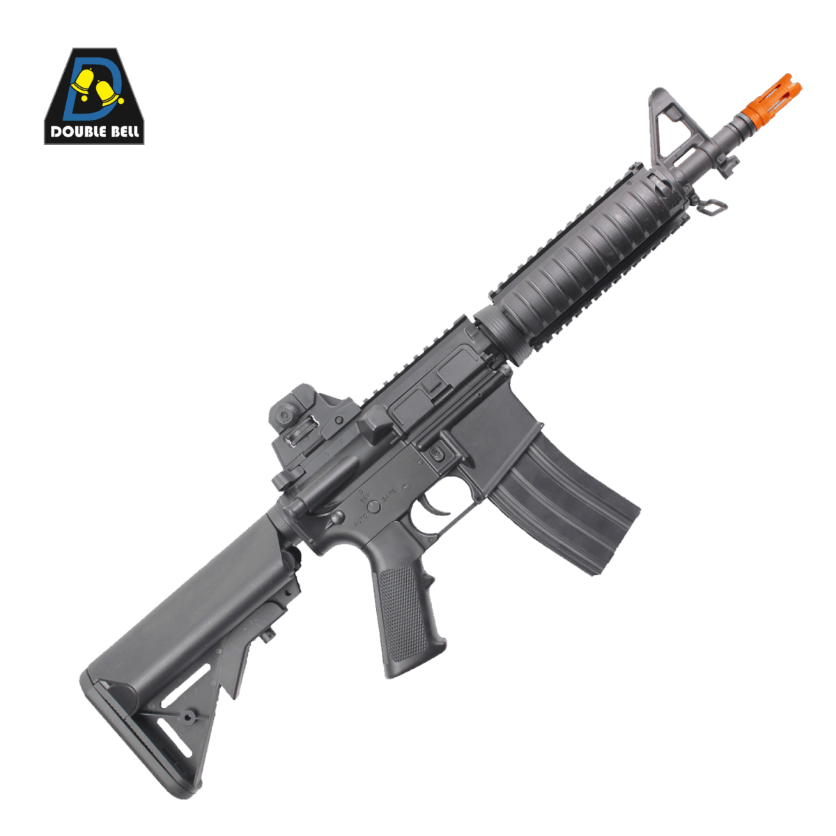 Double Bell M4A1 CQB AEG Gel Blaster with compact design for close-quarters battles - Tactical Edge Hobbies