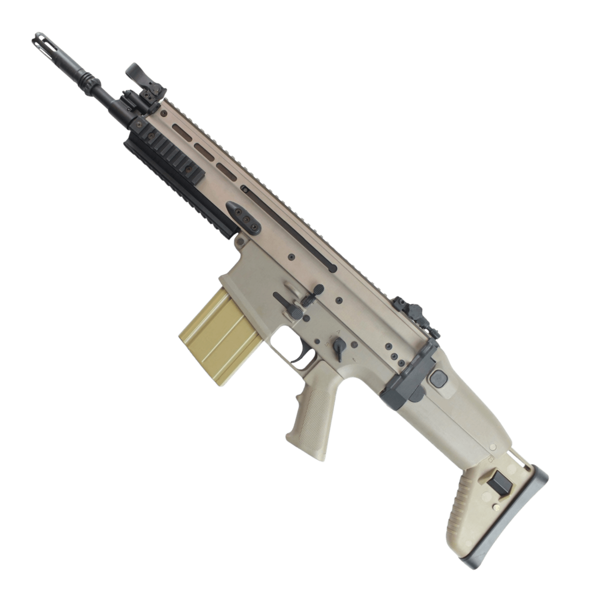 Double Bell SCAR-H Standard / Mk17 Metal AEG Gel Blaster - Tan