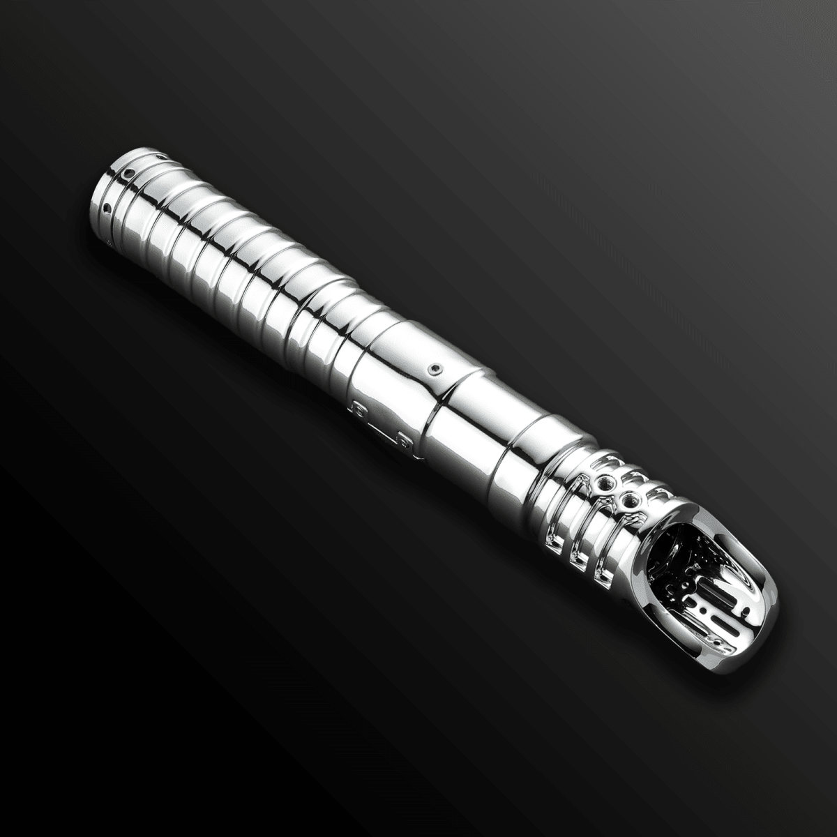 Close-up of Escuyer Light Saber’s illuminated blade - Tactical Edge Hobbies