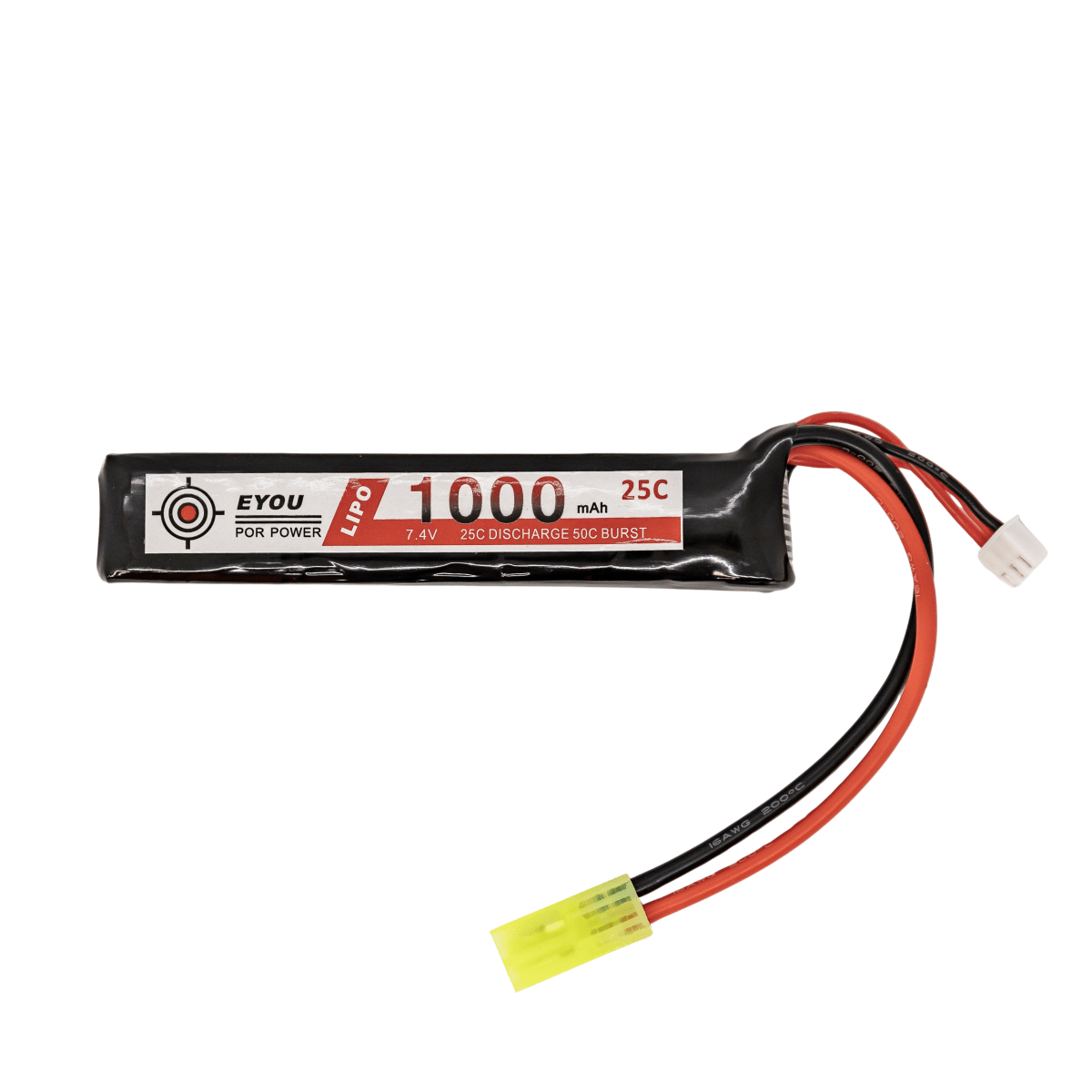 Eyou 1000mah 7.4V 25C Lipo Battery