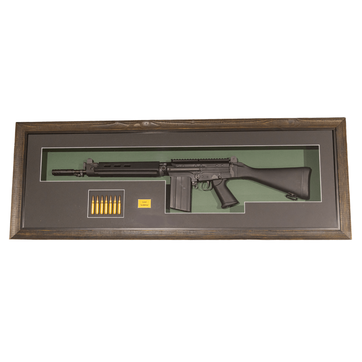FN SA58 FAL Imitation Framed Memorabilia Military - Tactical Edge Hobbies