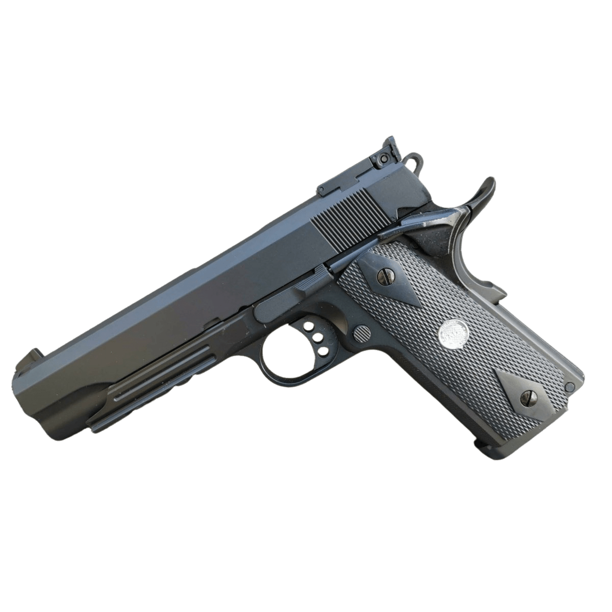 Golden Eagle 1911 Desert Warrior Full Metal Gas Blowback Pistol