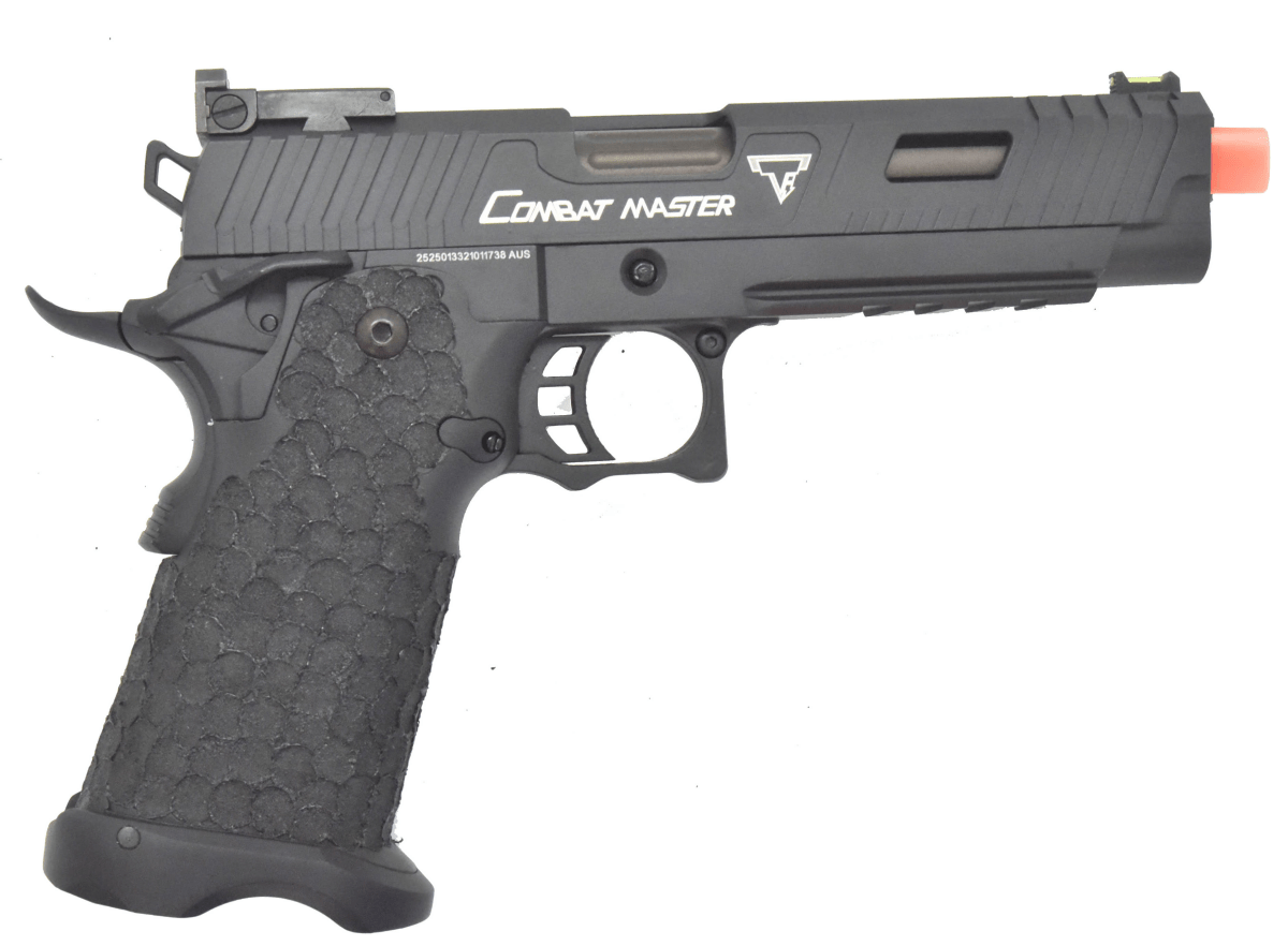 Golden Eagle 2011 TTI gel blaster with John Wick-themed wooden box - Tactical Edge Hobbies